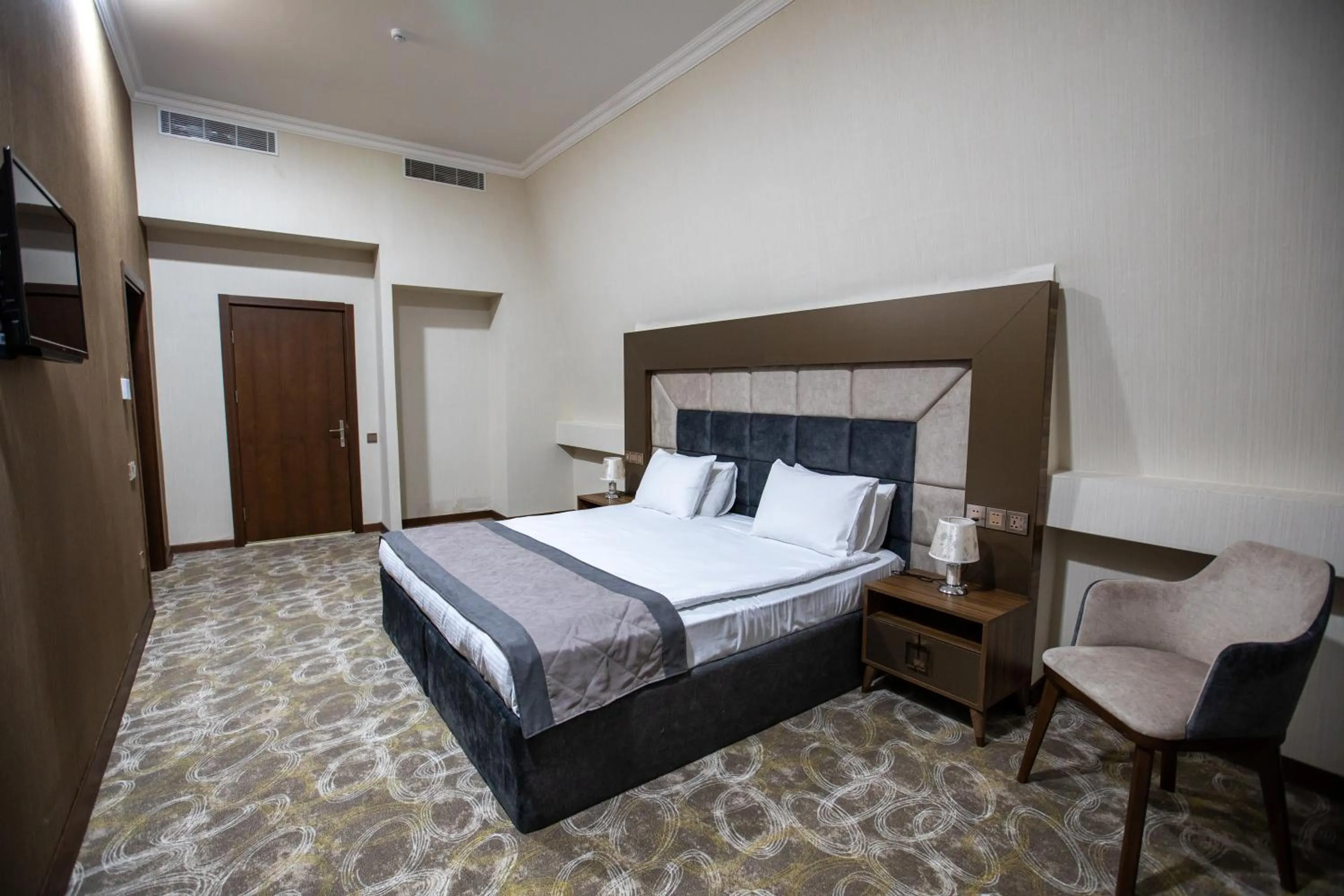 Bed in Volga Hotel Baku