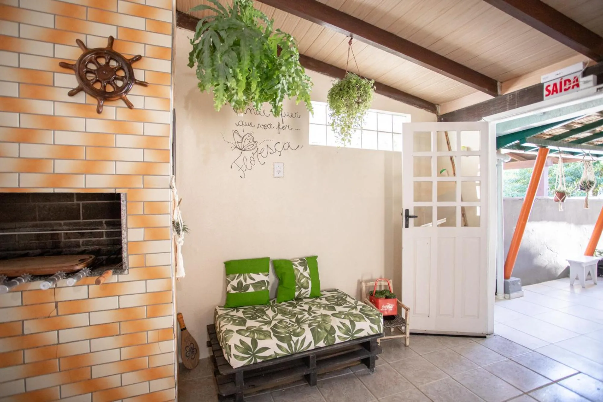 Living room in Hostel Butiá