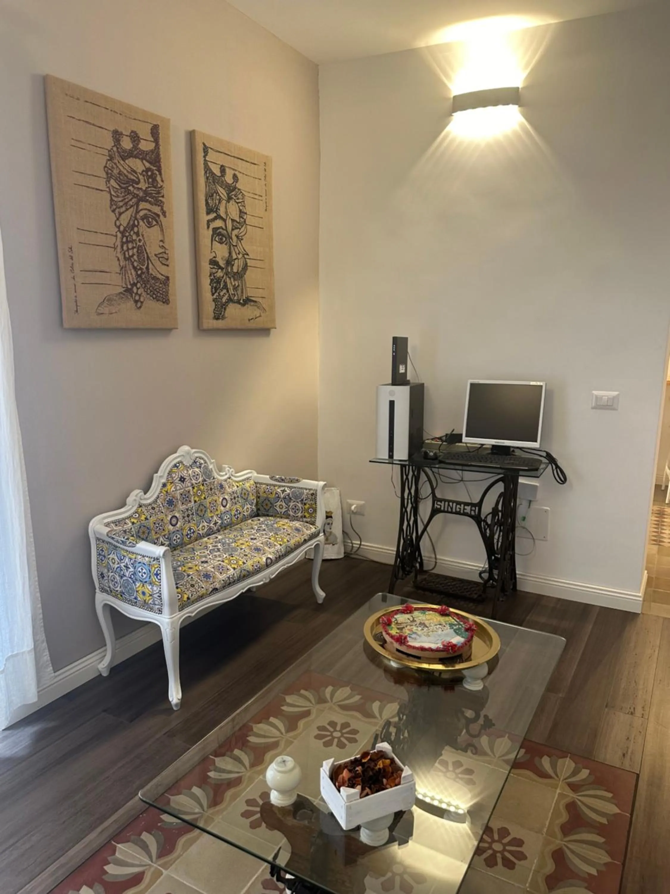 Living room in Sikelia-sicilian rooms