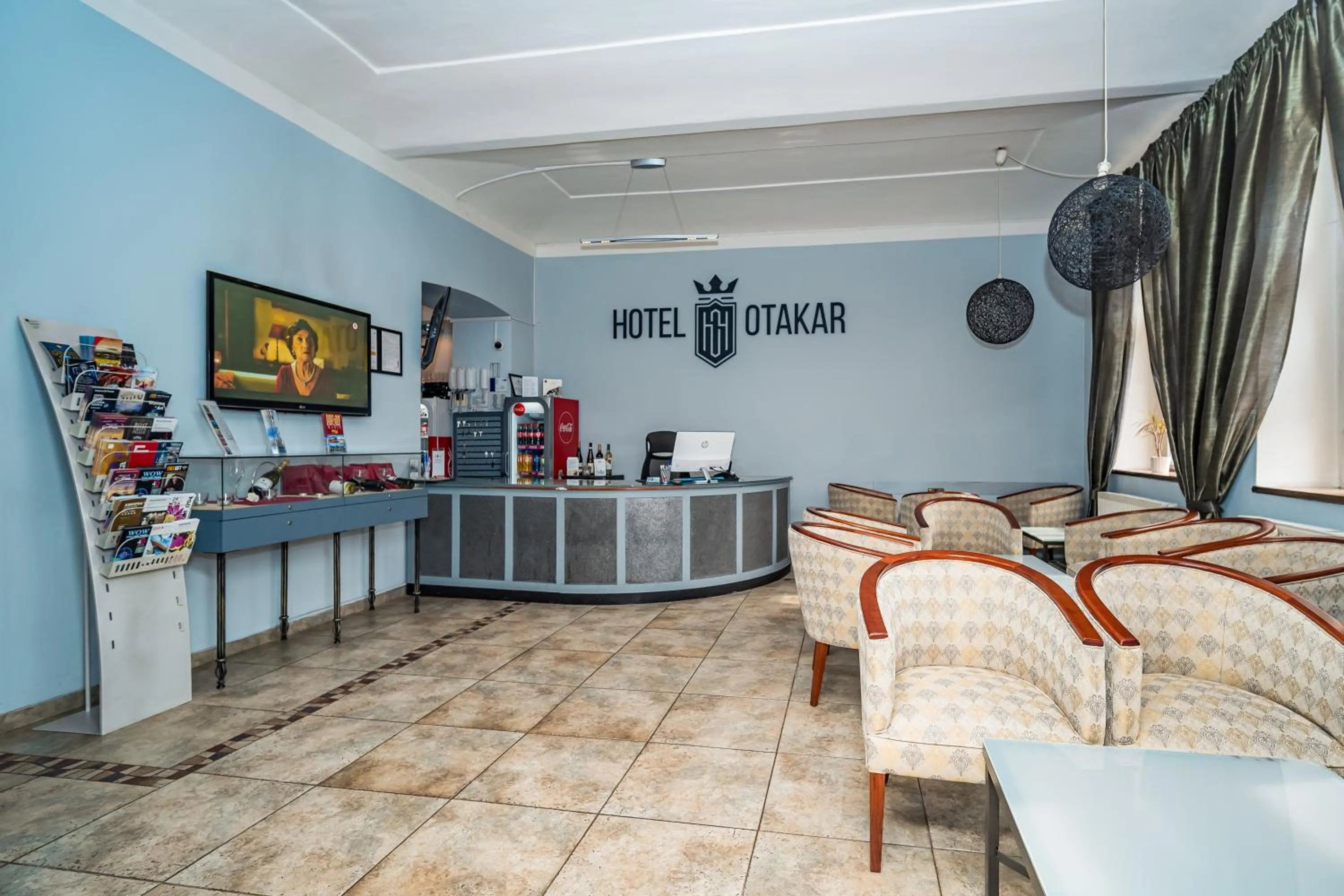Lobby or reception in Hotel Otakar