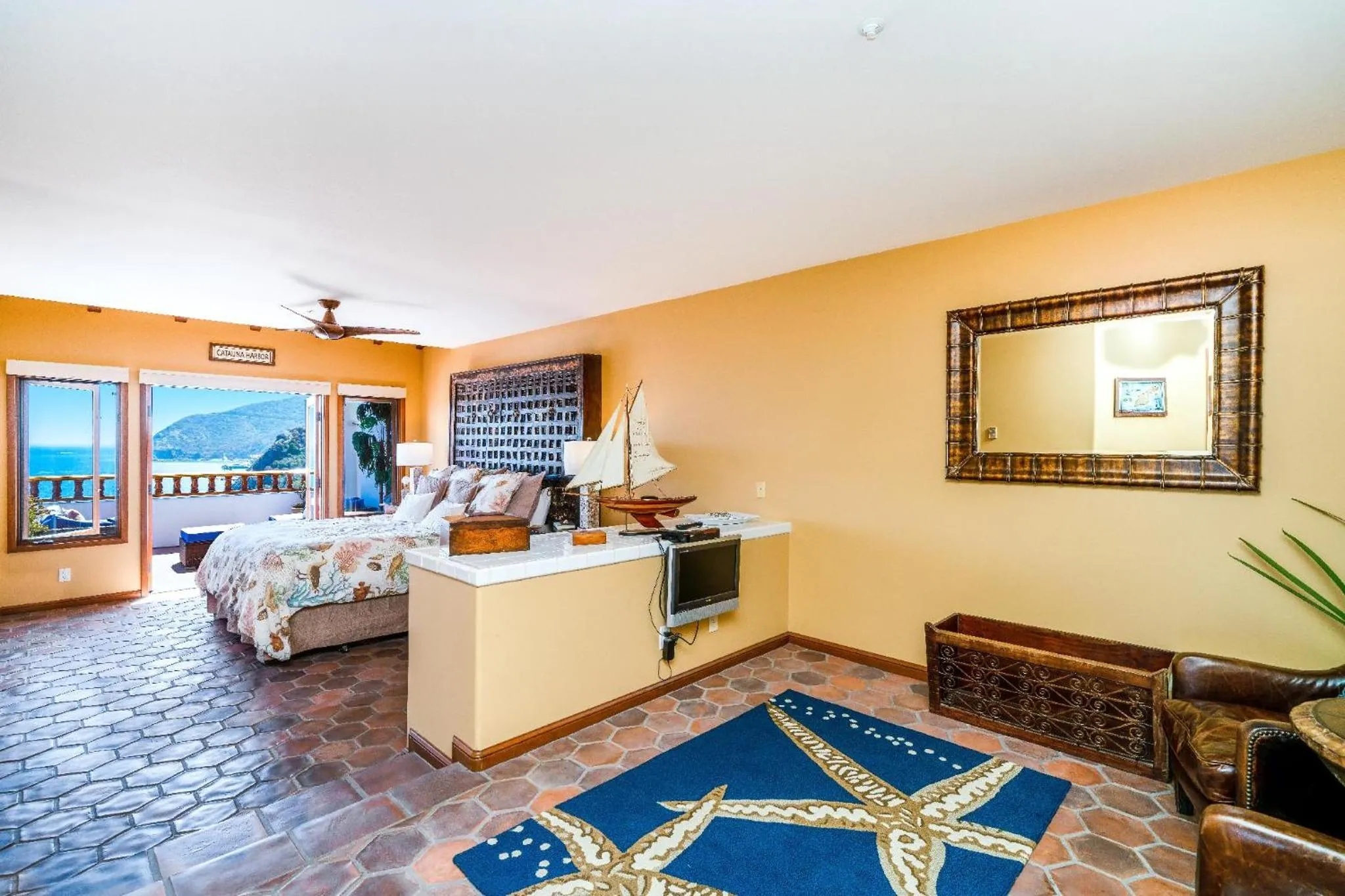 Bedroom, Bed in Oceanfront villa w One of a kind Amazing View