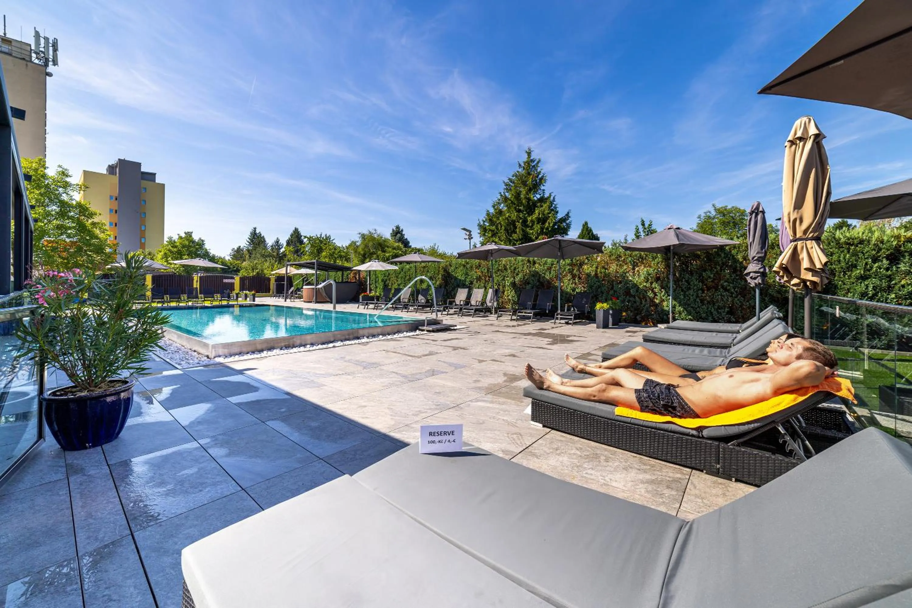 Swimming pool in Hotel Aura Design & Garden Pool