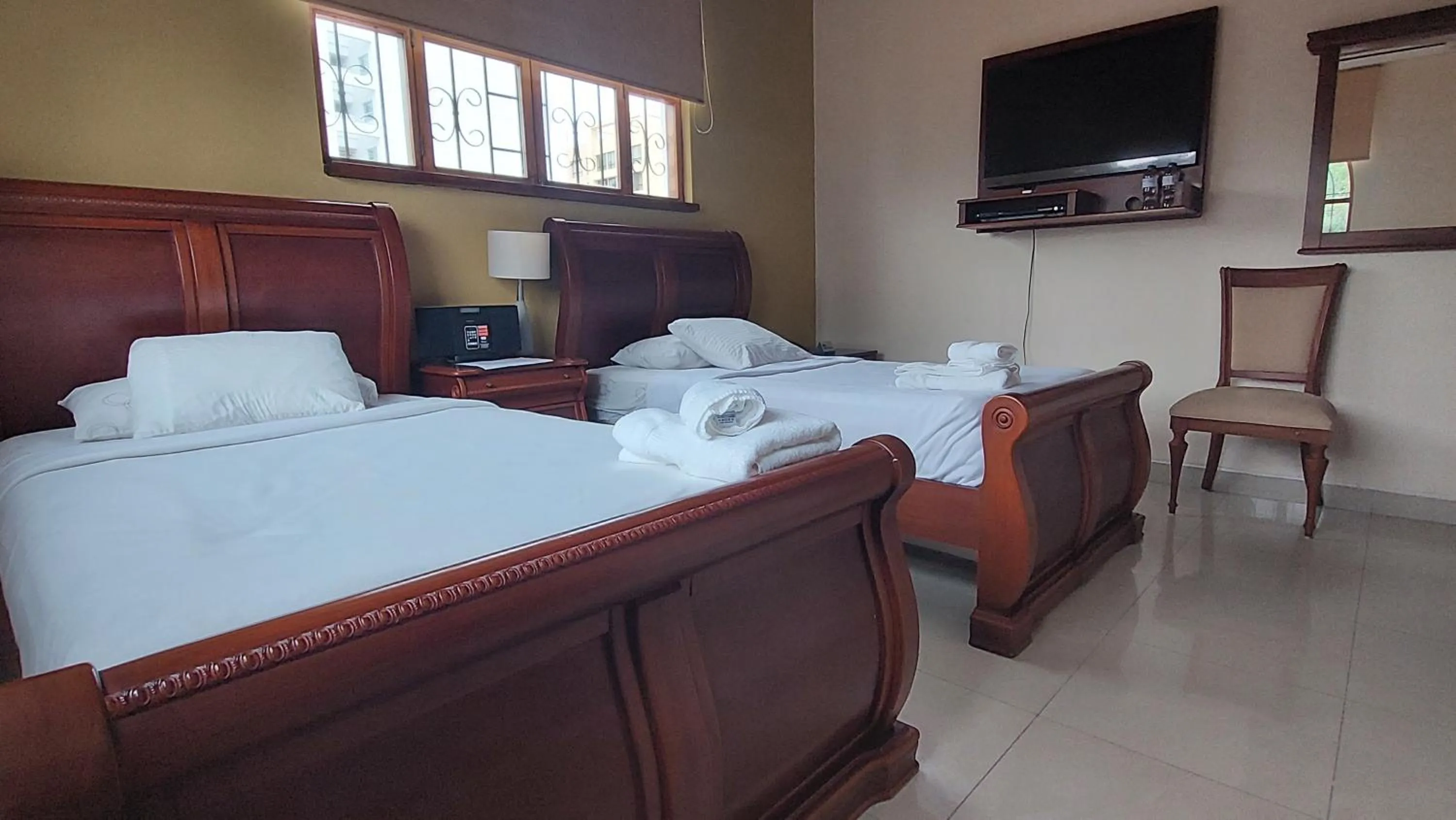 Bed in Hotel Voyager Manta