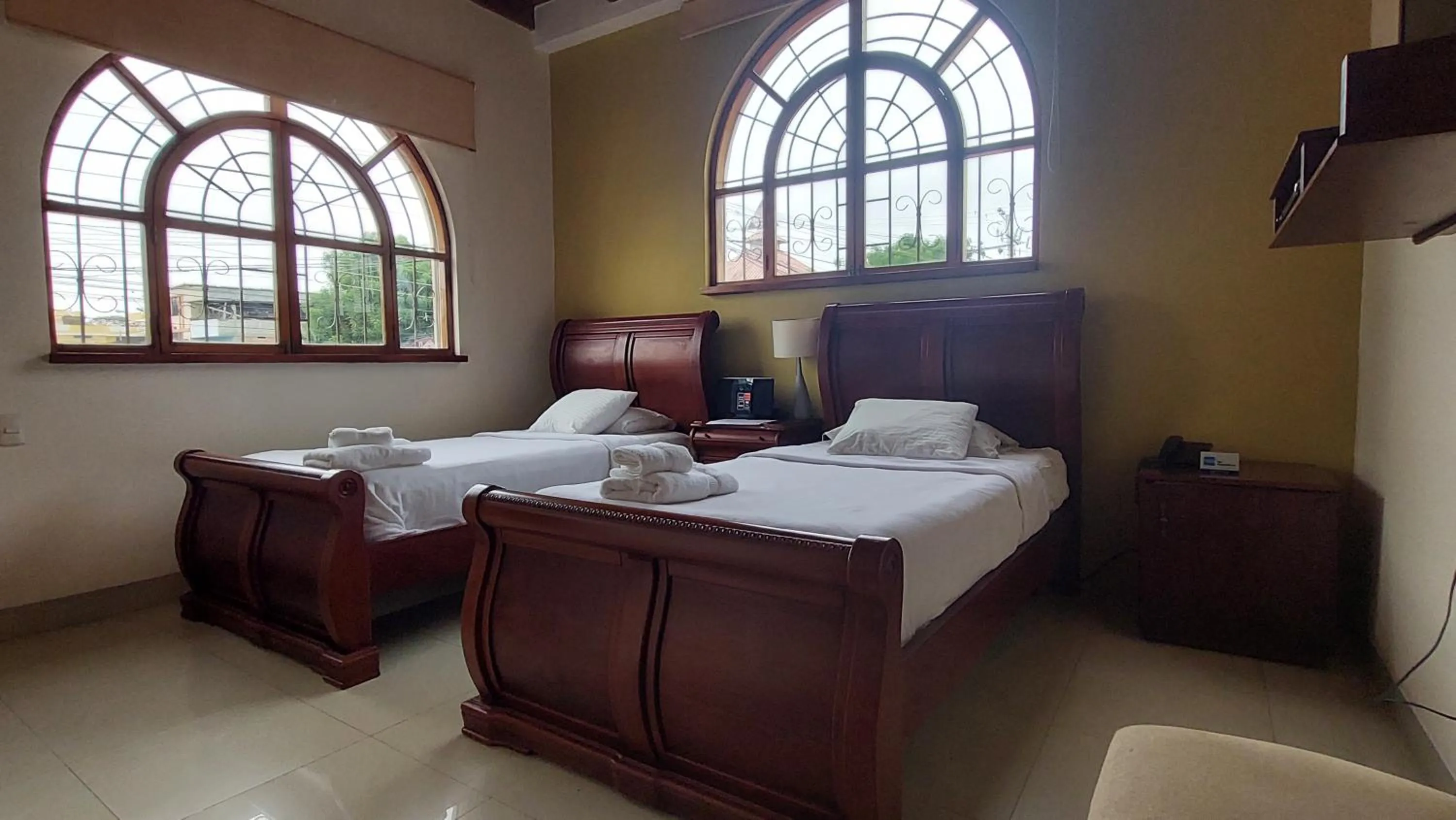 Bed in Hotel Voyager Manta