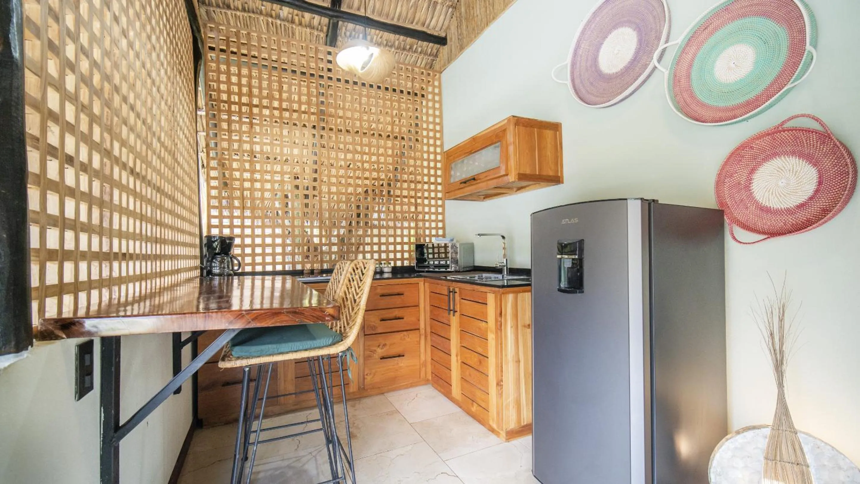 Kitchen or kitchenette in LA QUEBRADA ECO LODGE Hotel Boutique