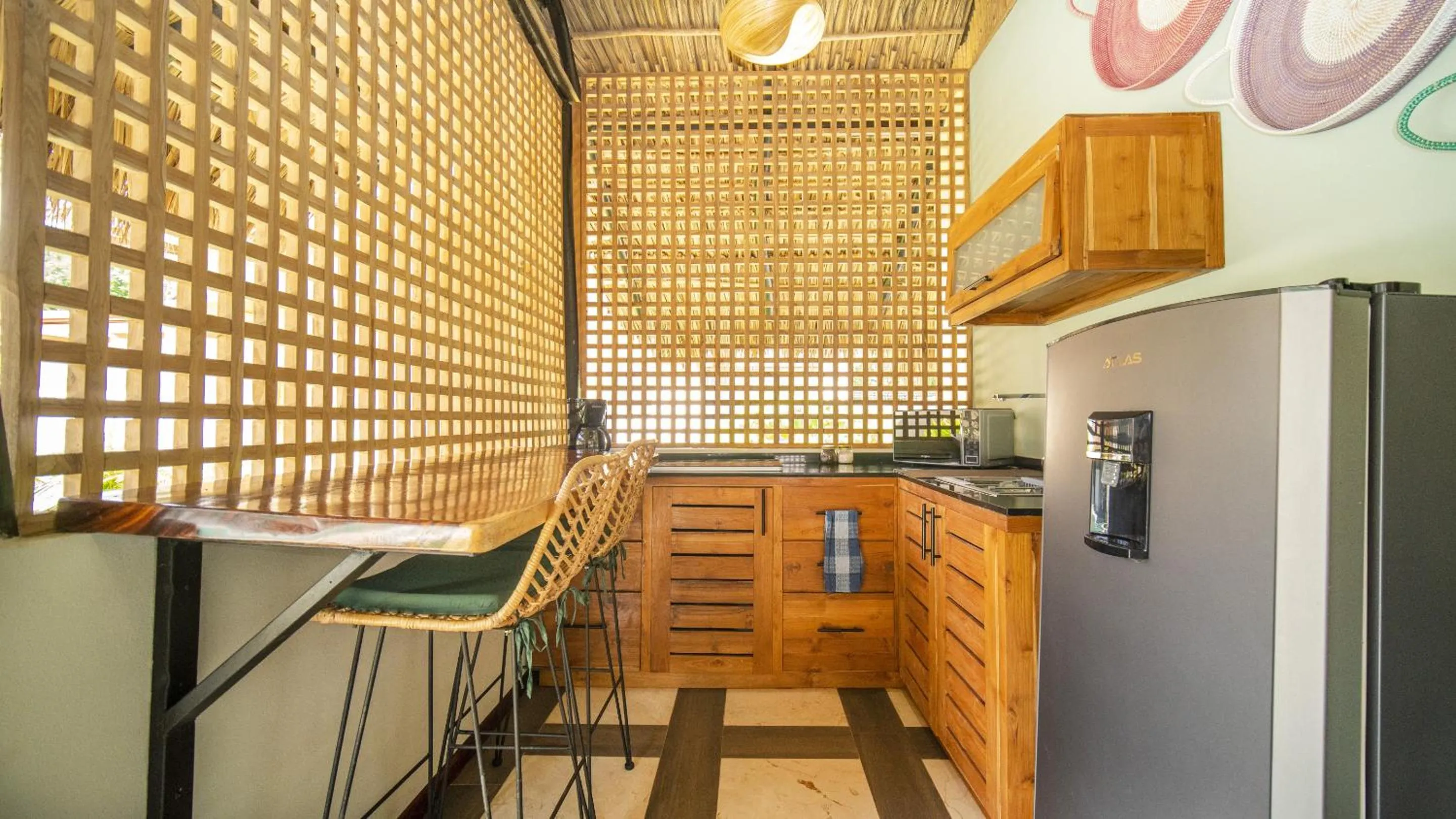 Kitchen or kitchenette in LA QUEBRADA ECO LODGE Hotel Boutique