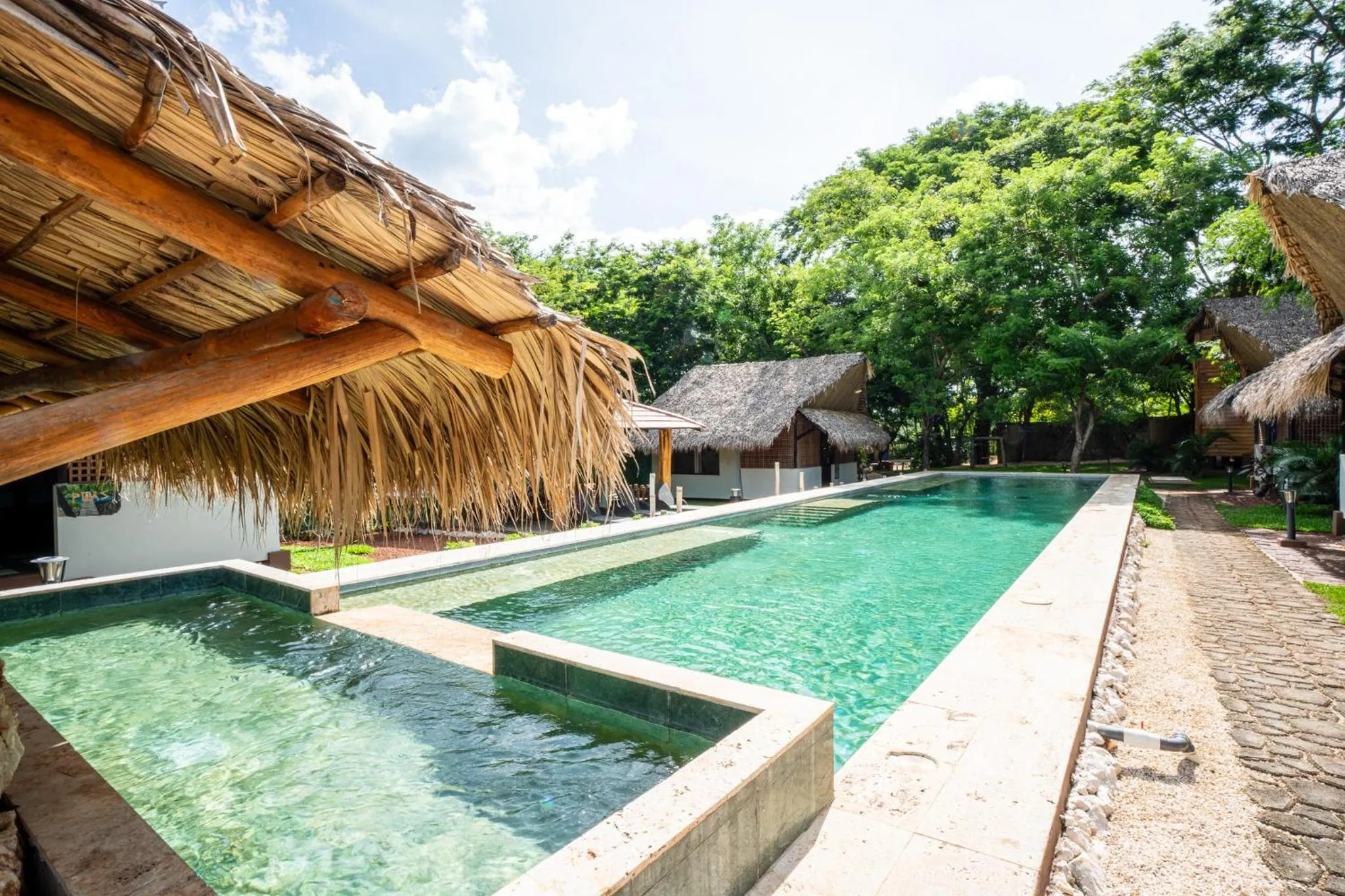 Pool view in LA QUEBRADA ECO LODGE Hotel Boutique