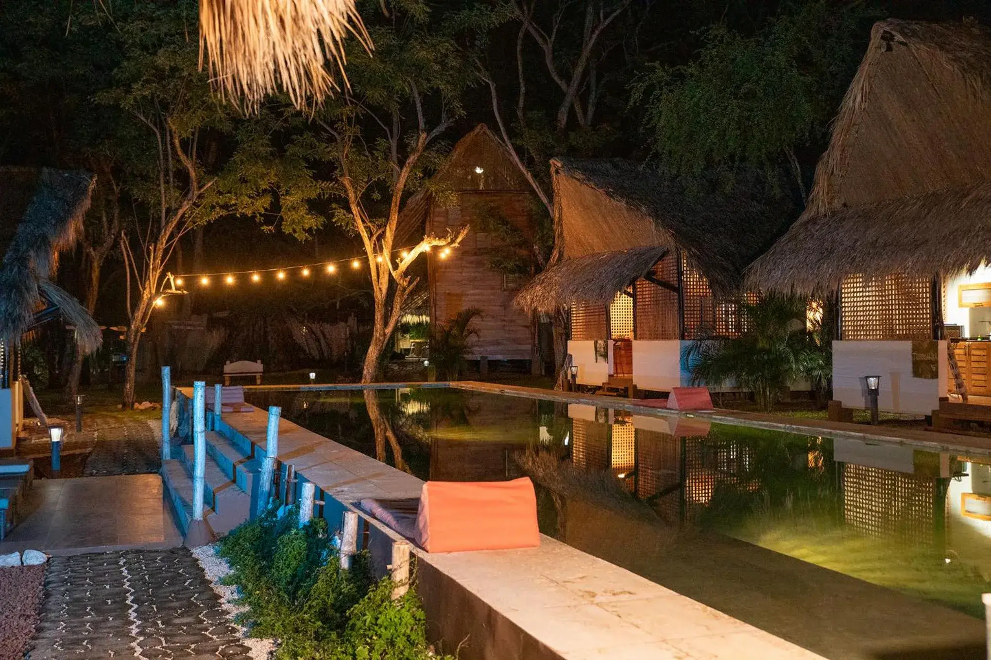 Pool view in LA QUEBRADA ECO LODGE Hotel Boutique Pool view in LA QUEBRADA ECO LODGE Hotel Boutique