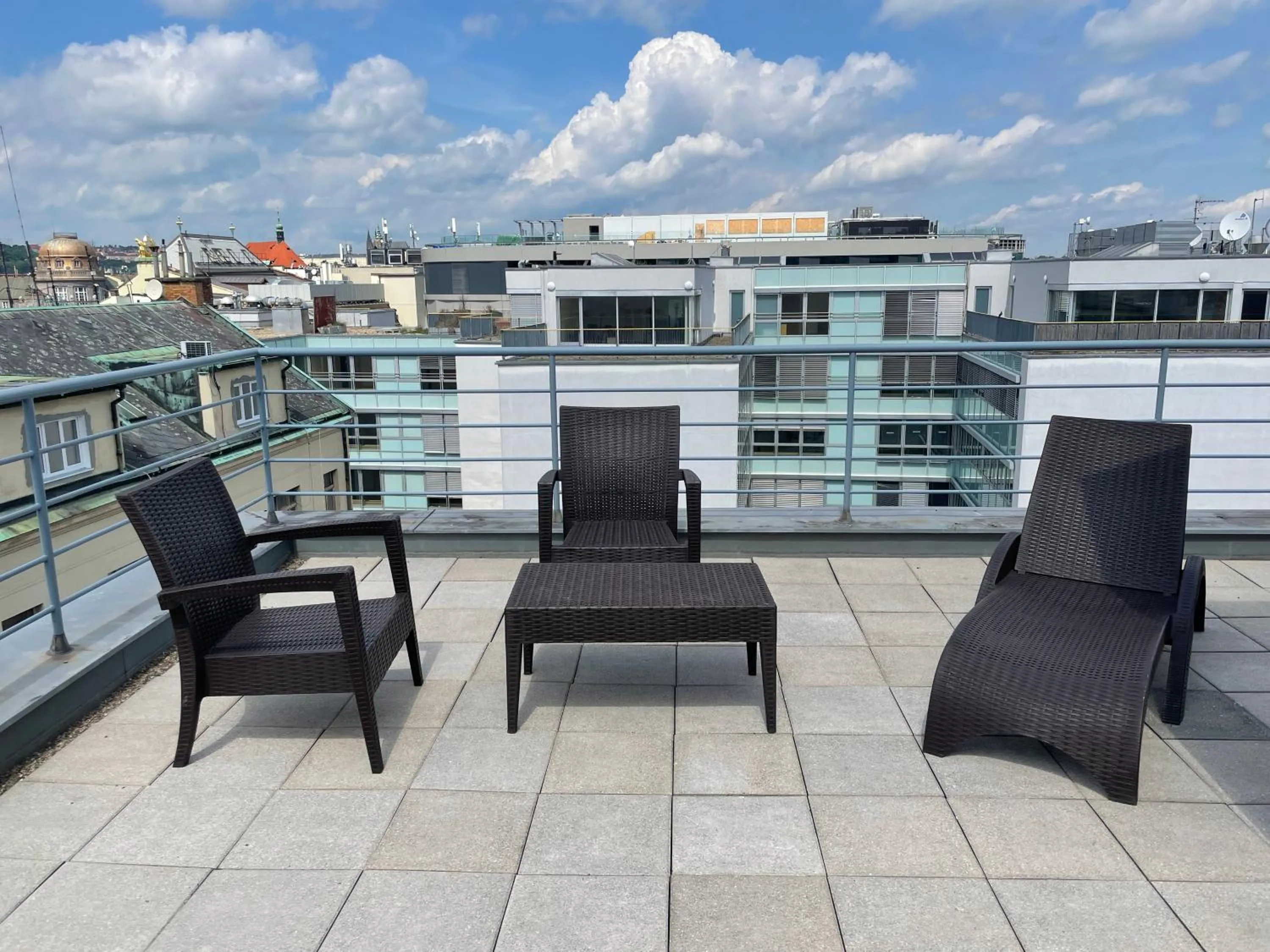 Balcony/Terrace in Ramada Prague City Centre