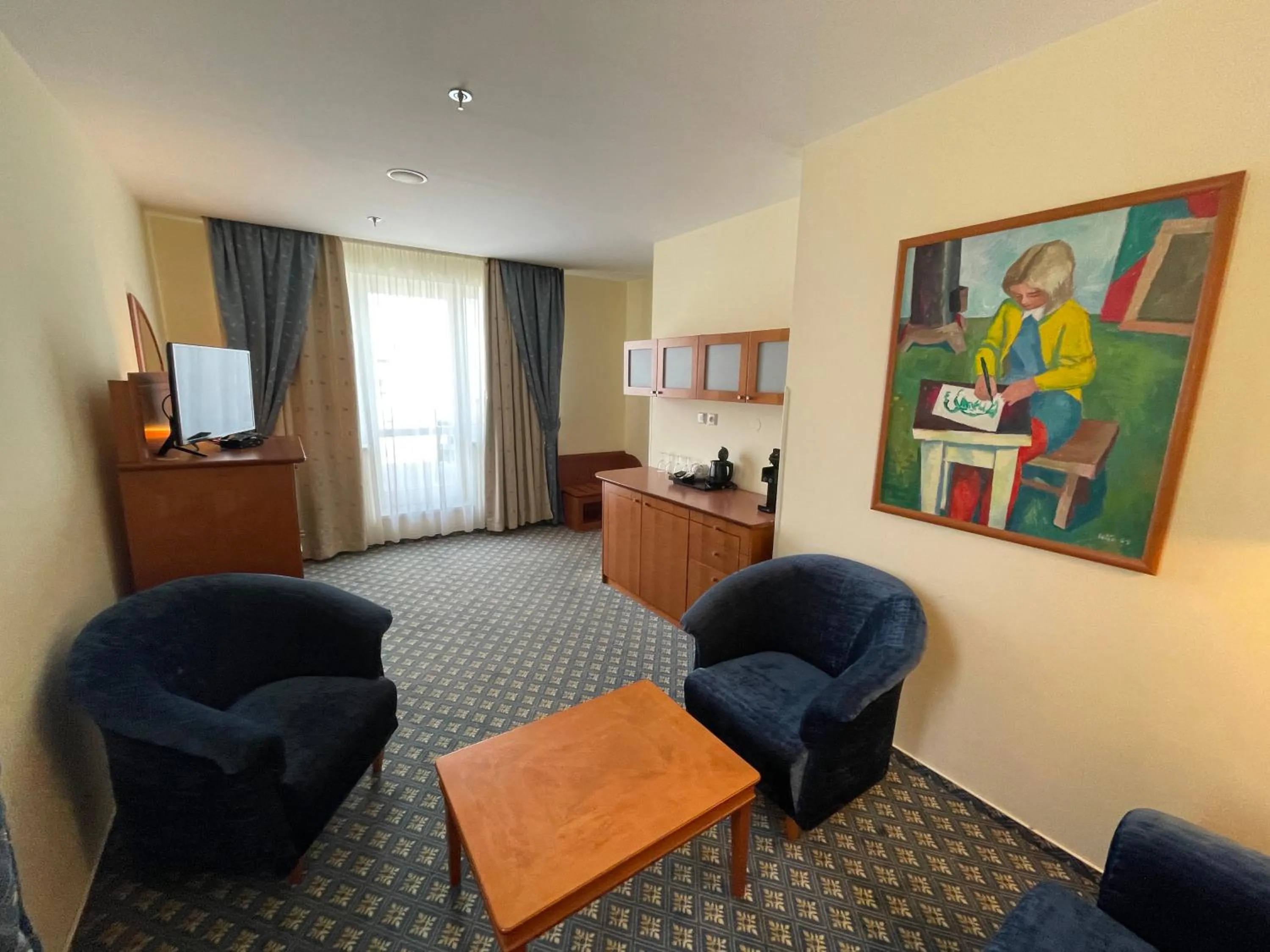 Living room in Ramada Prague City Centre