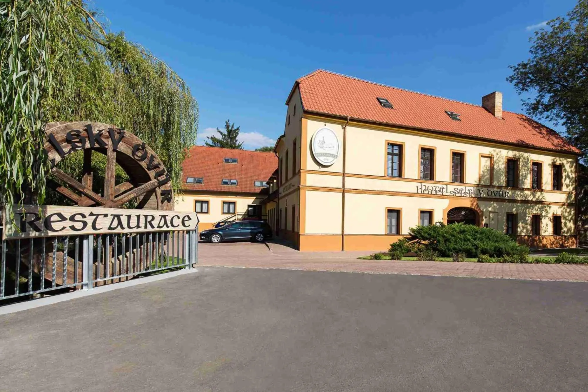 Property building in Hotel Selsky Dvur - Bohemian Village Courtyard