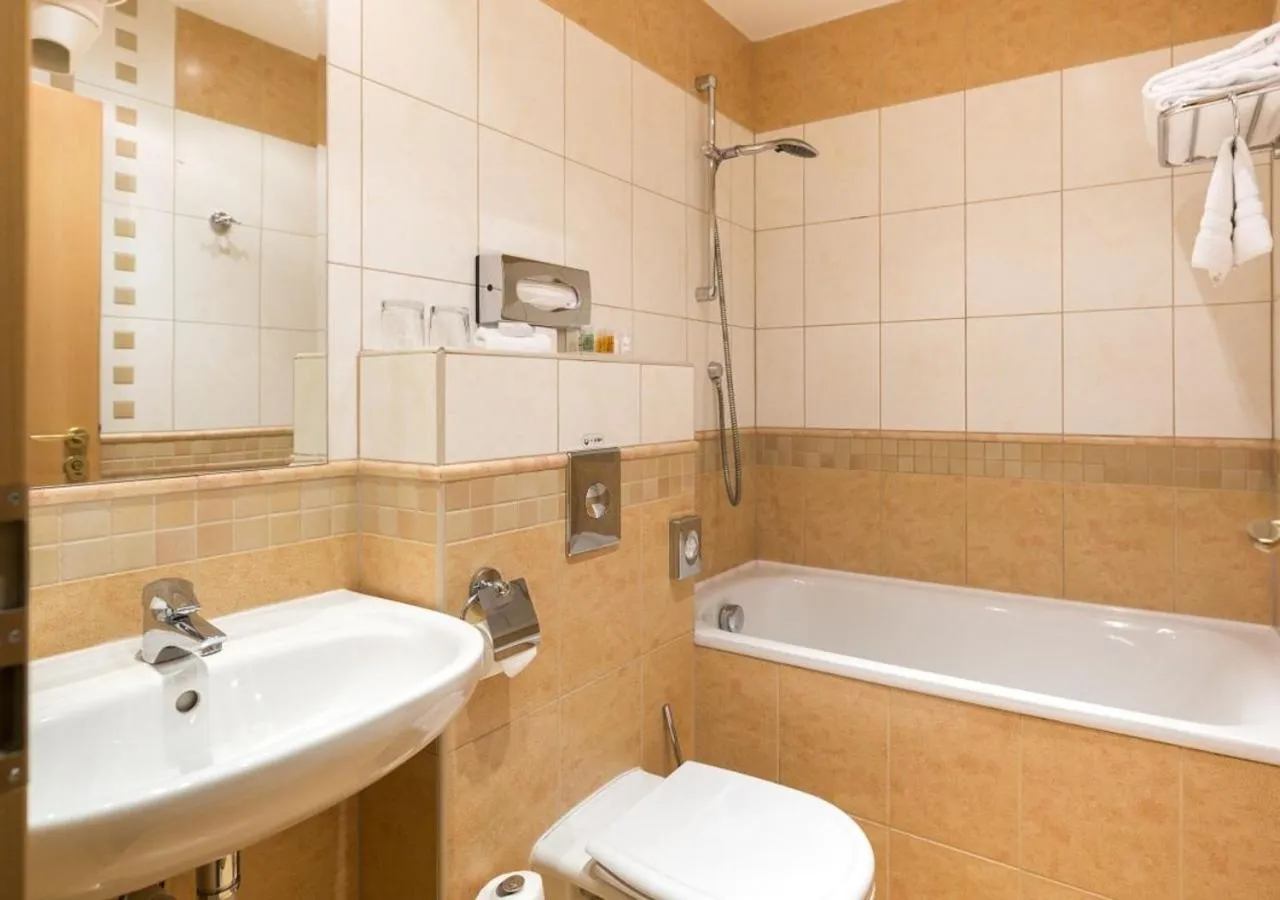 Bathroom in Hotel Selsky Dvur - Bohemian Village Courtyard