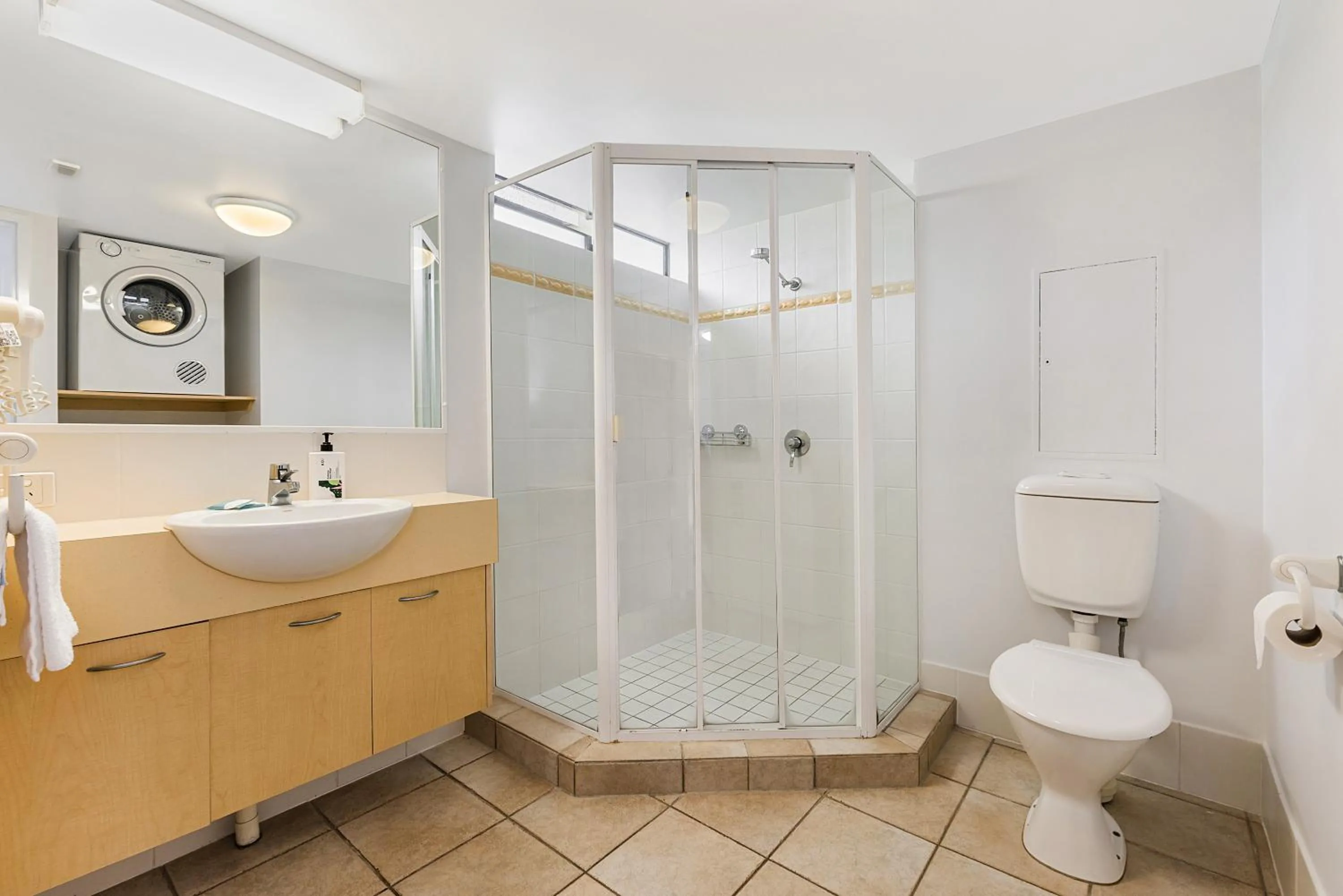 Shower in Coolum Beachside Apartment