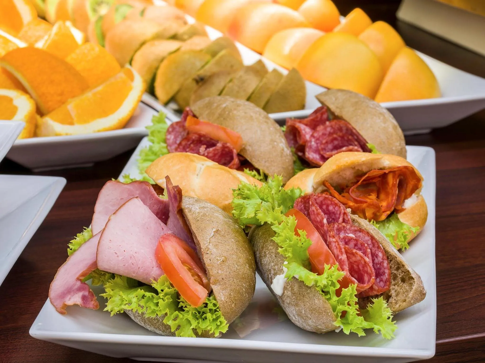 Buffet breakfast in EA Hotel Rokoko