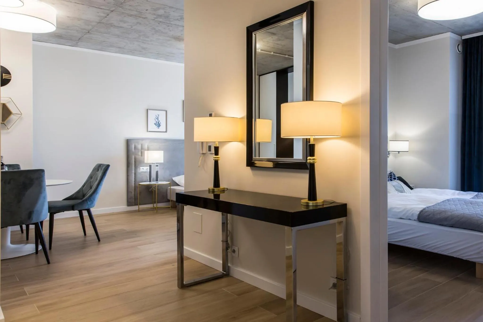 Living room, Bed in Piedmont House