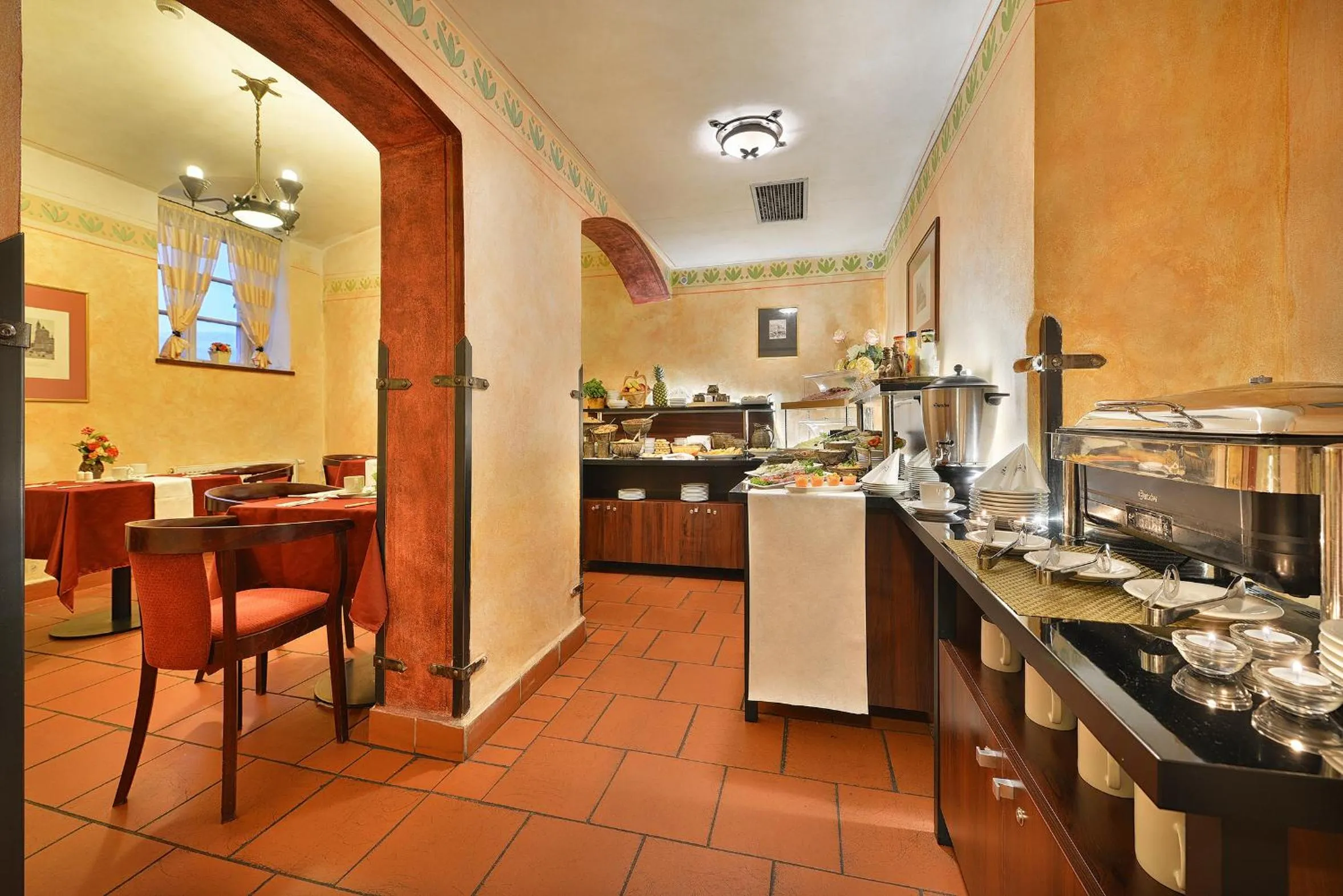 Breakfast in EA Hotel Jeleni Dvur Prague Castle