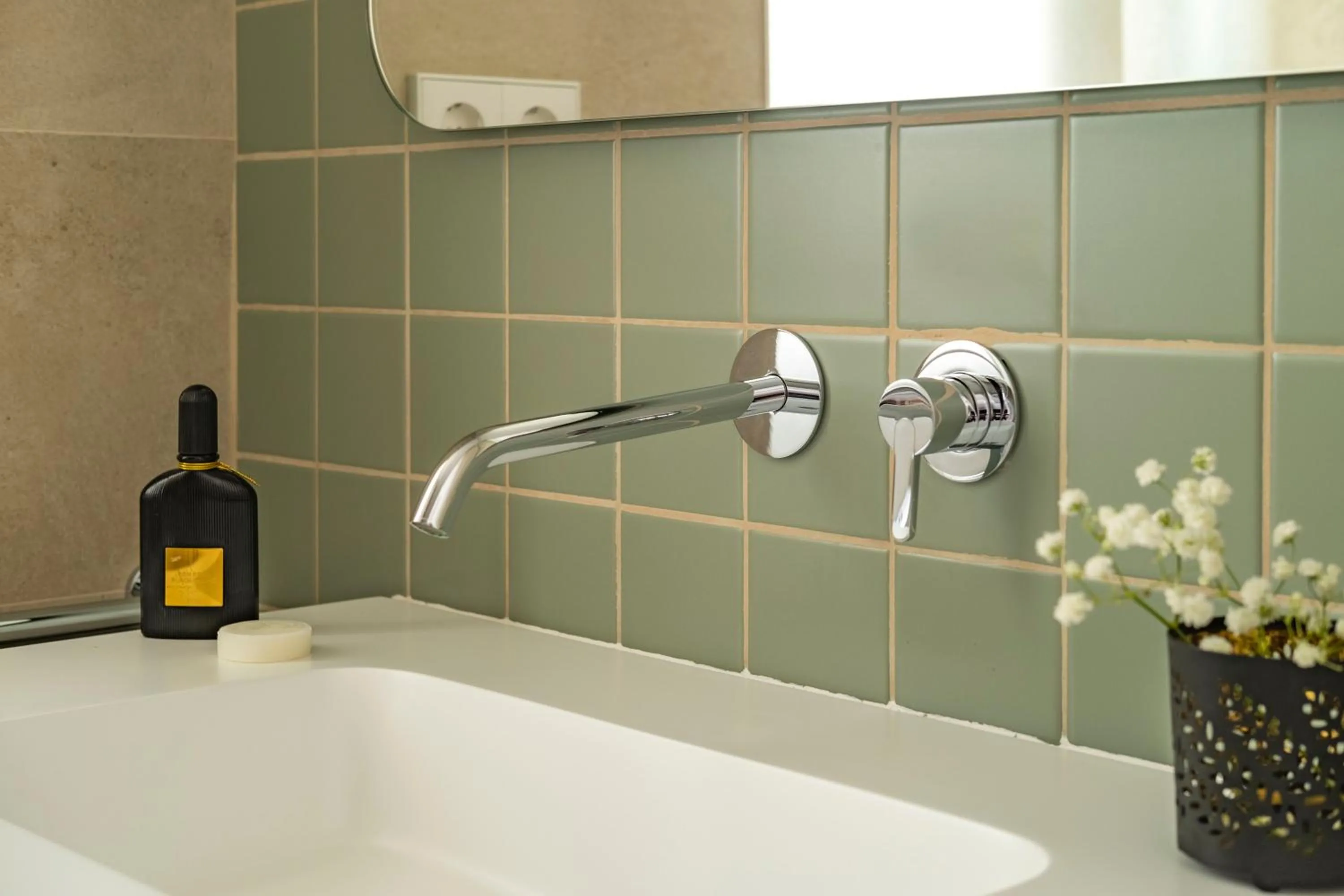 Bathroom in Aspasios Garden Apartments