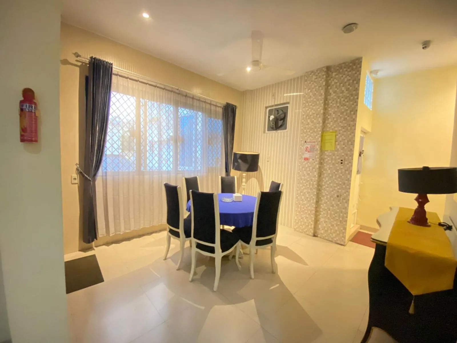 Seating area in JIYO BOUTIQUE Hotel