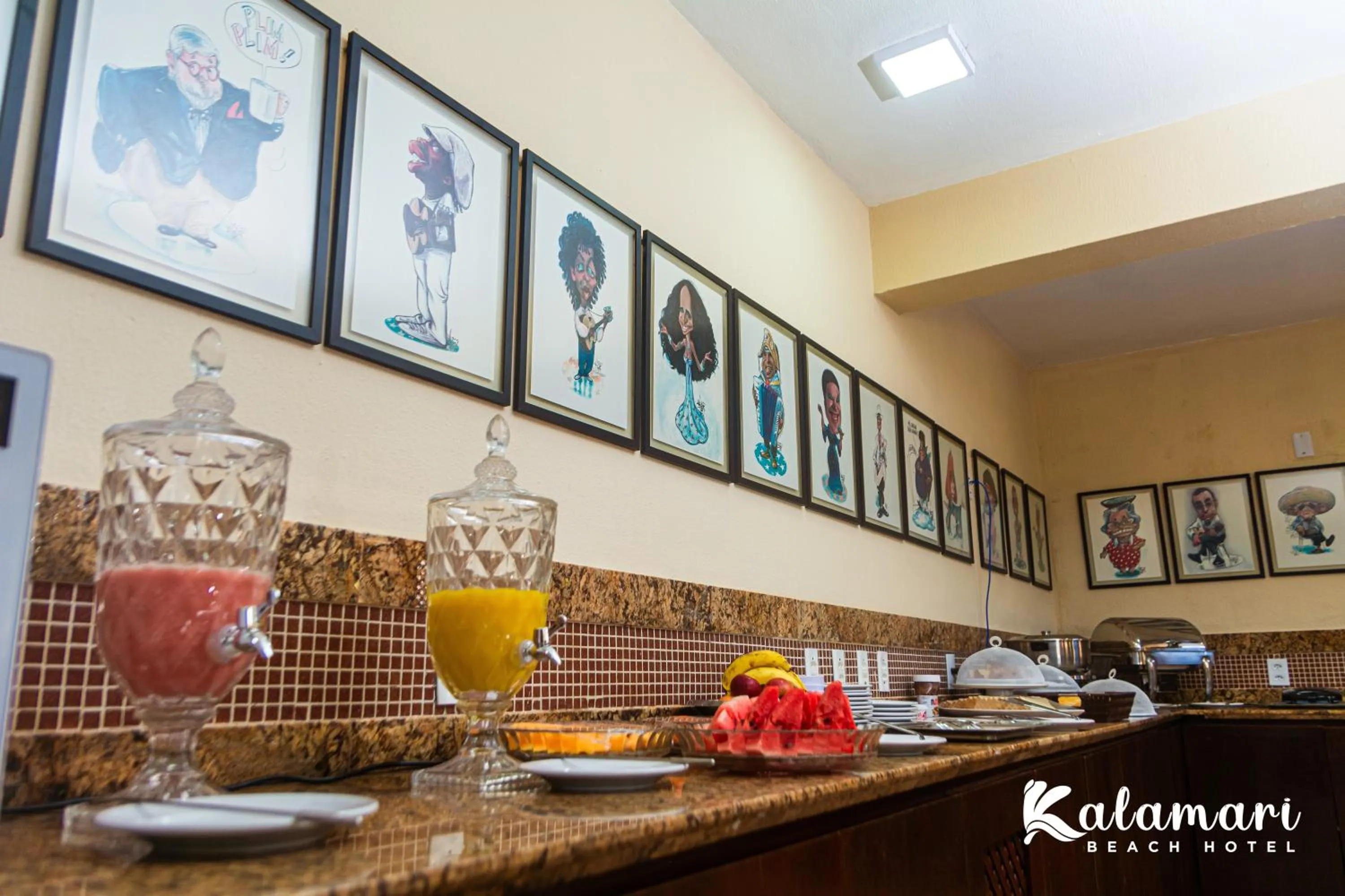 Breakfast in Kalamari Beach Hotel