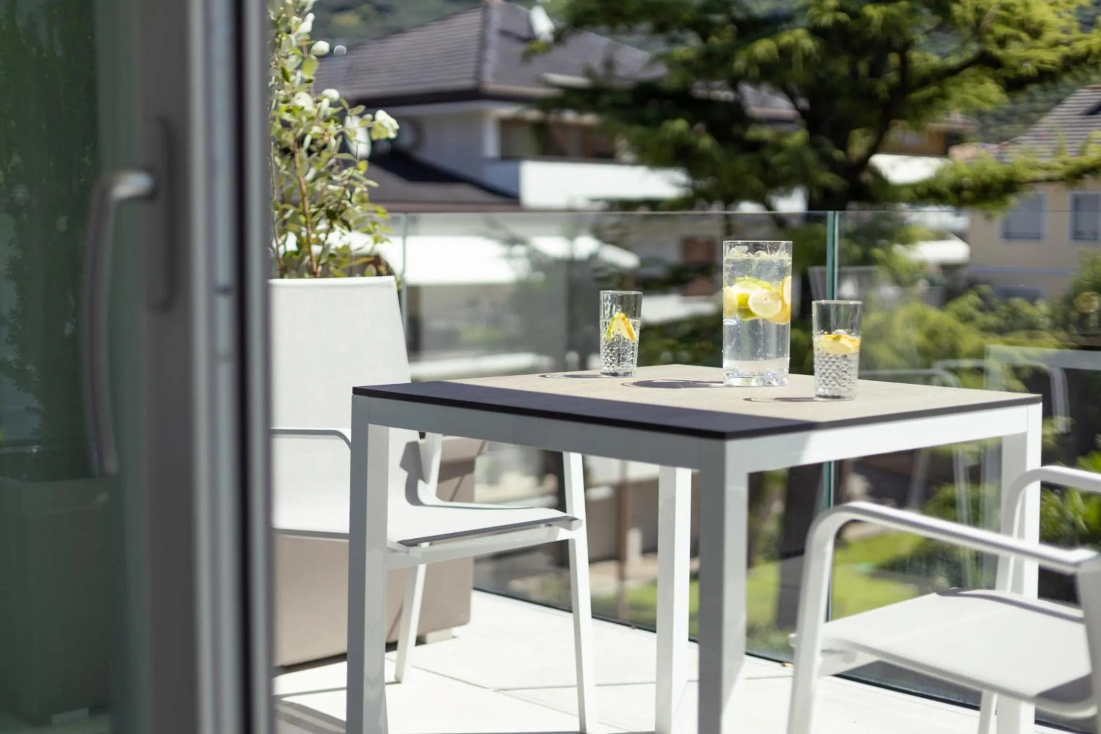 Balcony/Terrace in Aris Apartments & Sky Pool - Tonelli Hotels - Adult Friendly