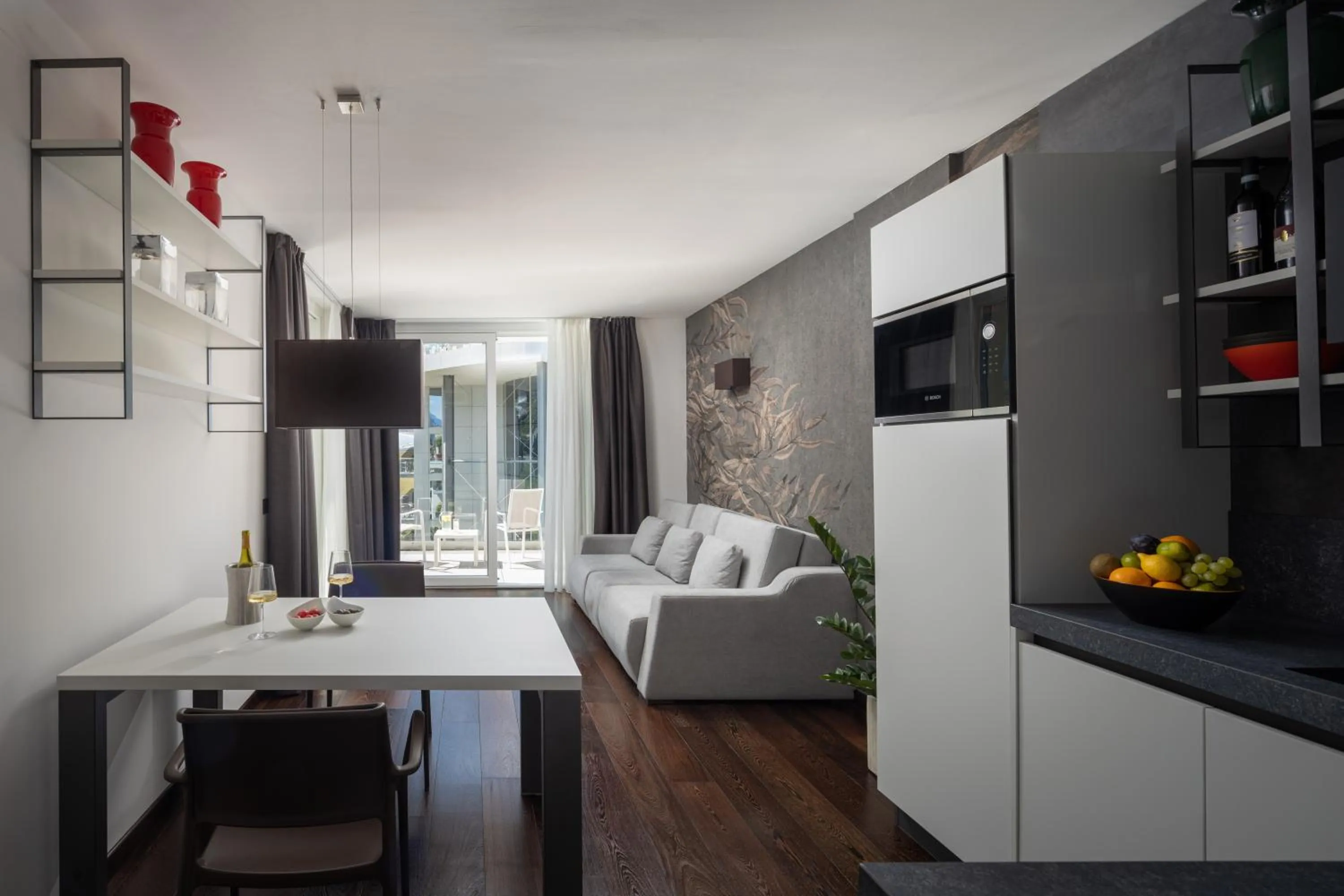 Living room in Aris Apartments & Sky Pool - Tonelli Hotels - Adult Friendly