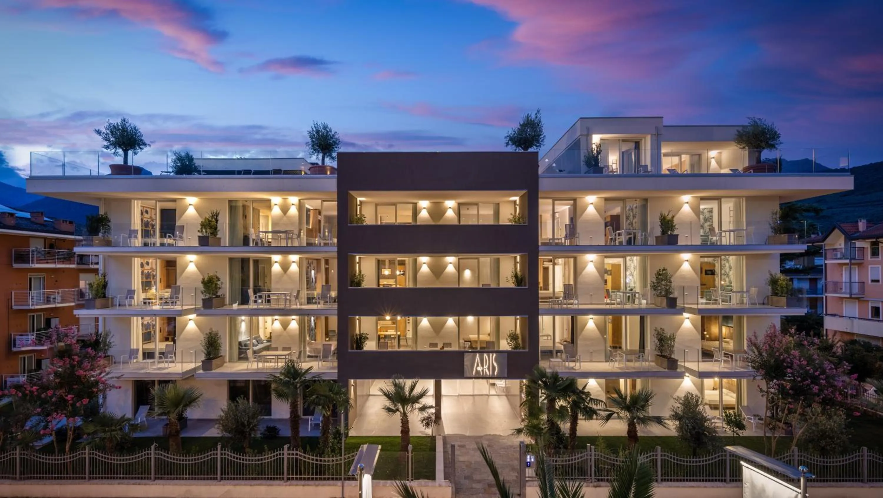 Property building in Aris Apartments & Sky Pool - Tonelli Hotels - Adult Friendly