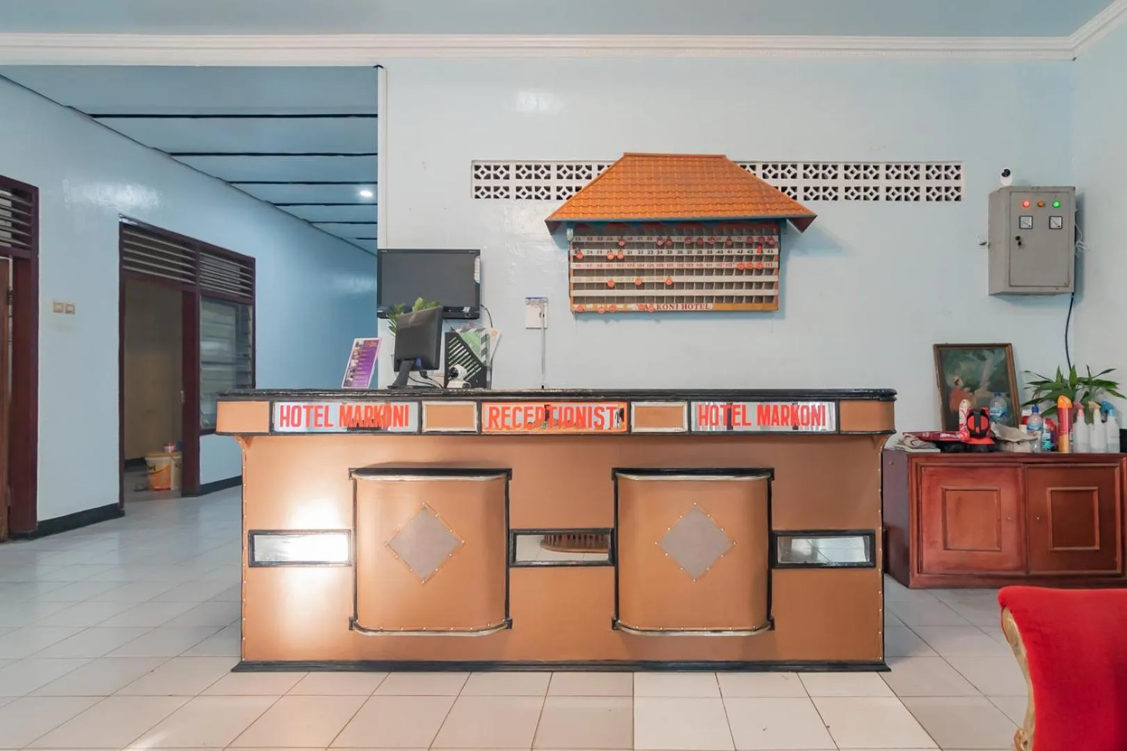 Lobby or reception in Hotel Markoni Pamanukan Mitra RedDoorz