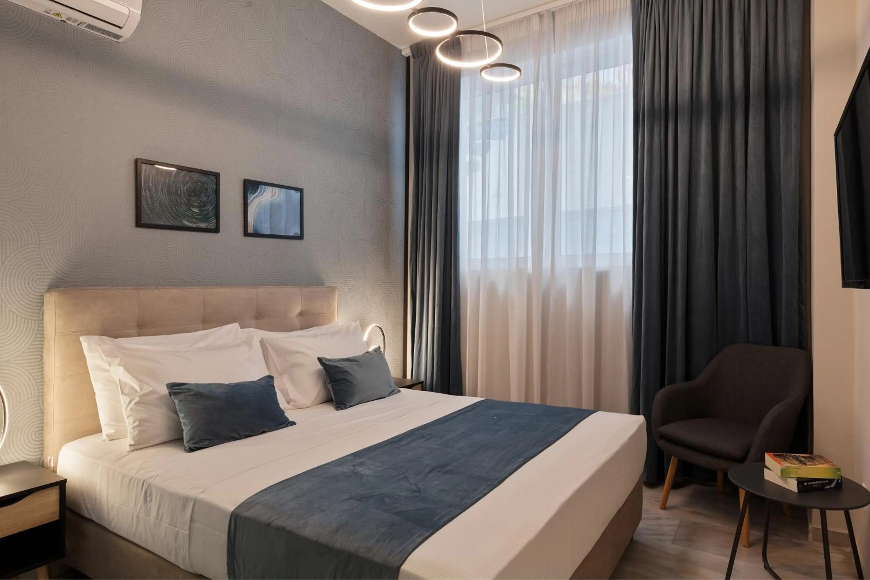 Bed in Trendy Hotel by Athens Prime Hotels