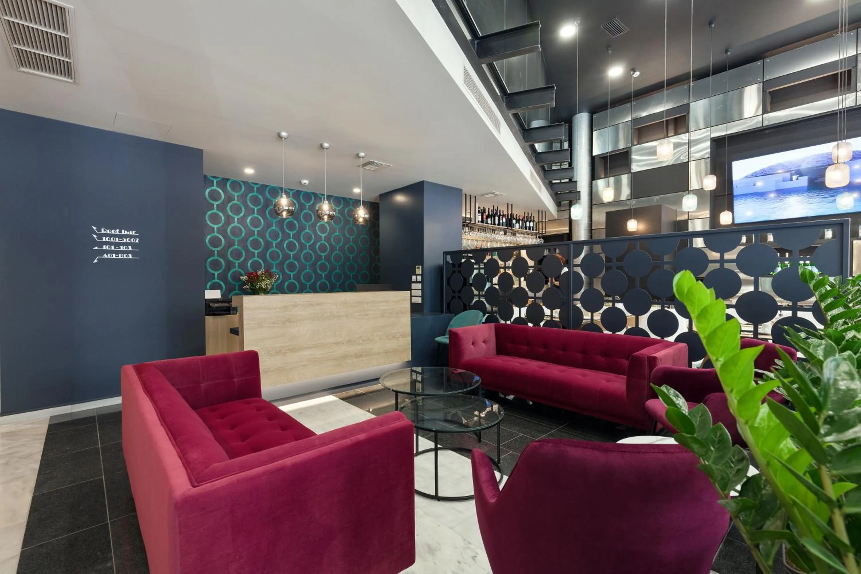 Lobby or reception in Trendy Hotel by Athens Prime Hotels