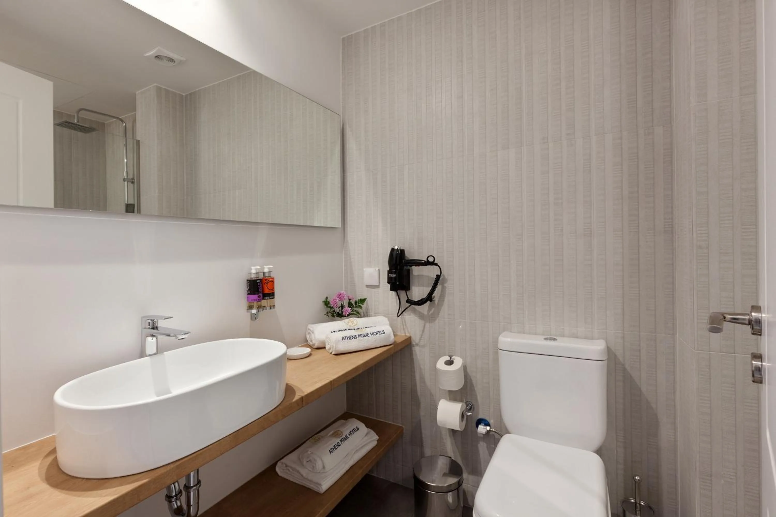 Bathroom in Trendy Hotel by Athens Prime Hotels