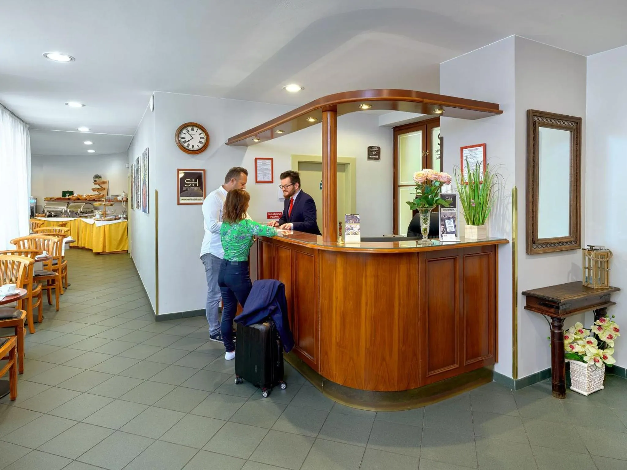 Lobby or reception in Hotel Melantrich Old Town