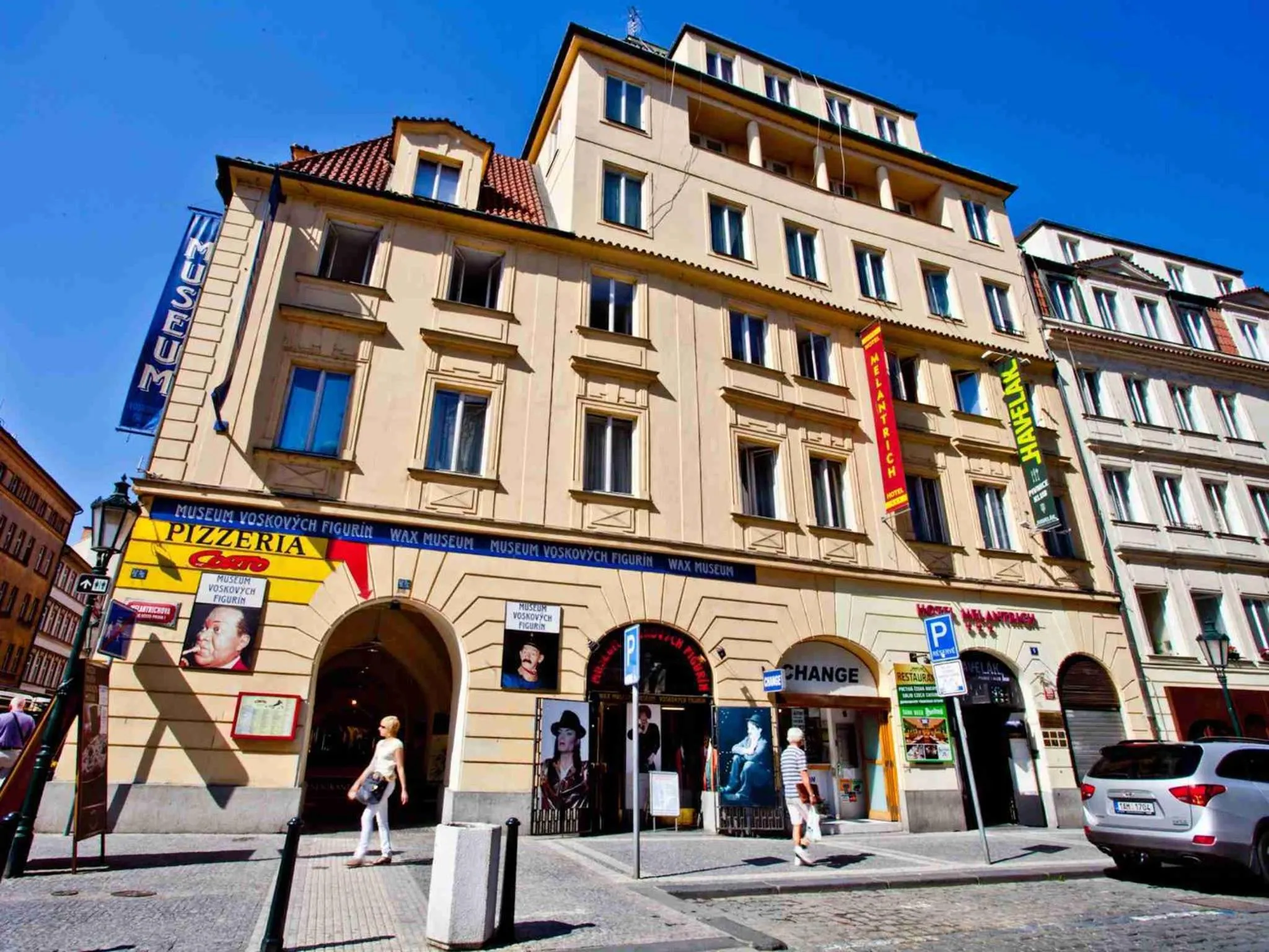 Facade/entrance in Hotel Melantrich Old Town