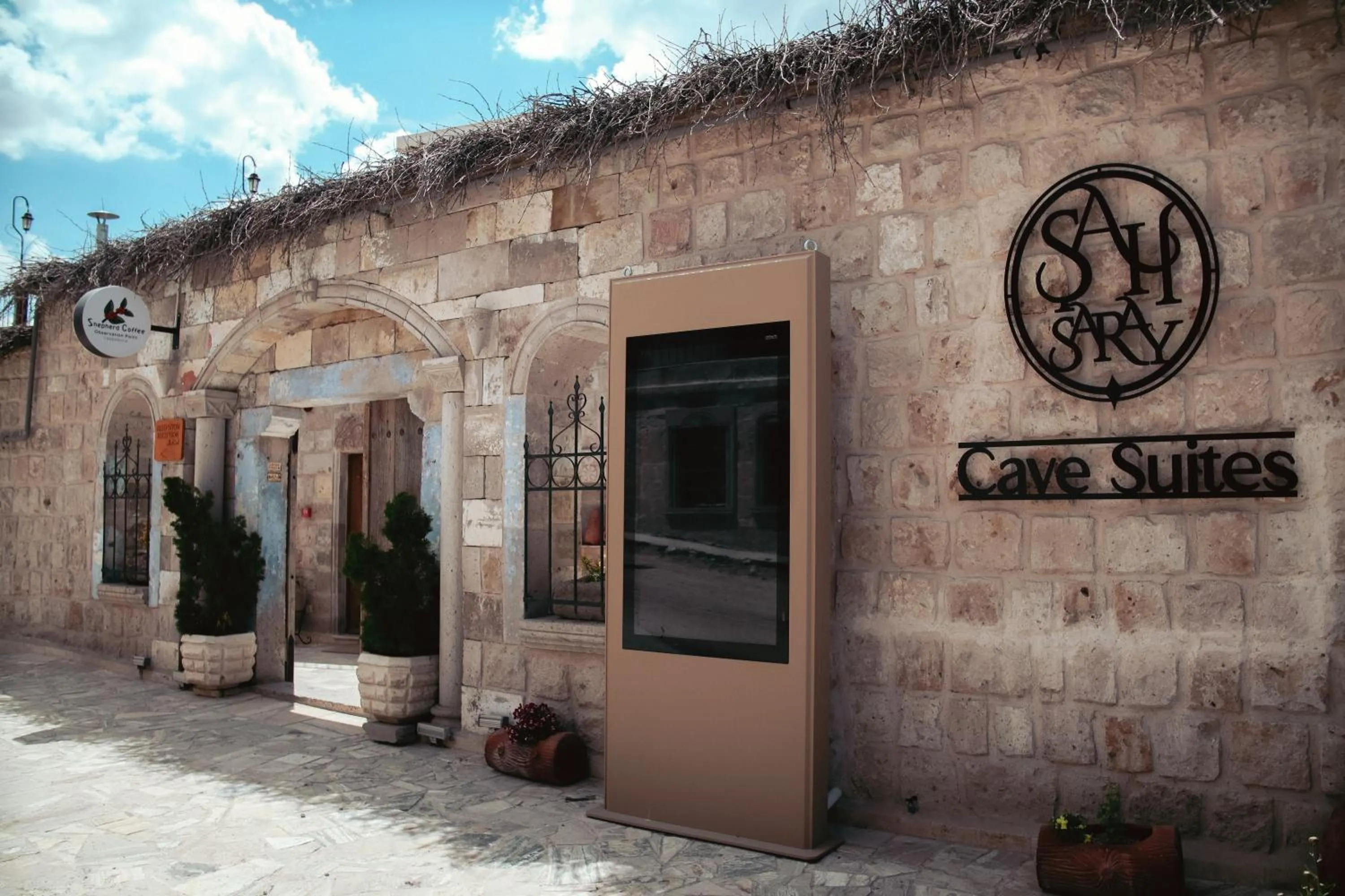Facade/entrance in Şah Saray Cave Suites Halal Hotel