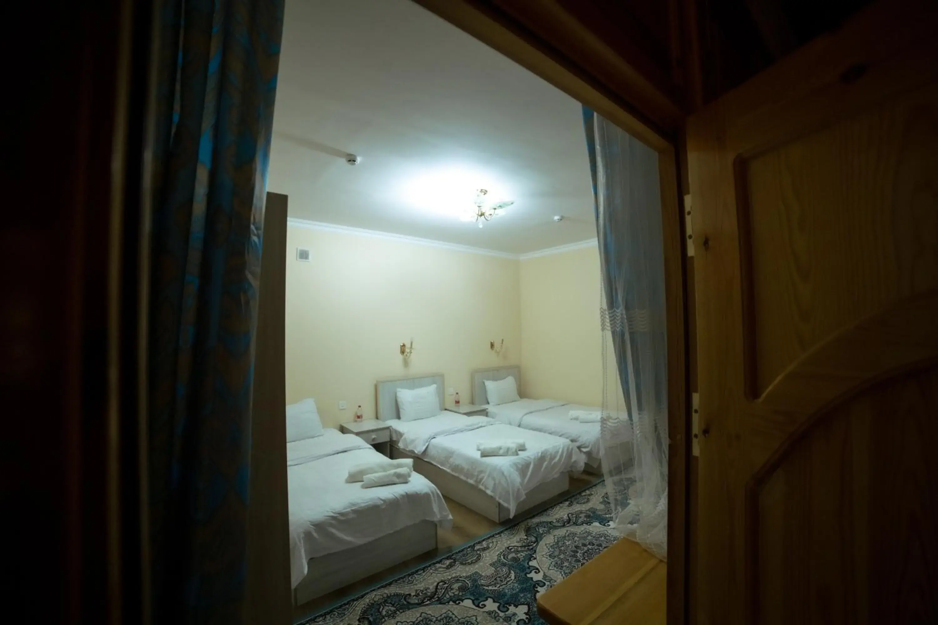 room service, Bed in Sultanat Hotel room service, Bed in Sultanat Hotel