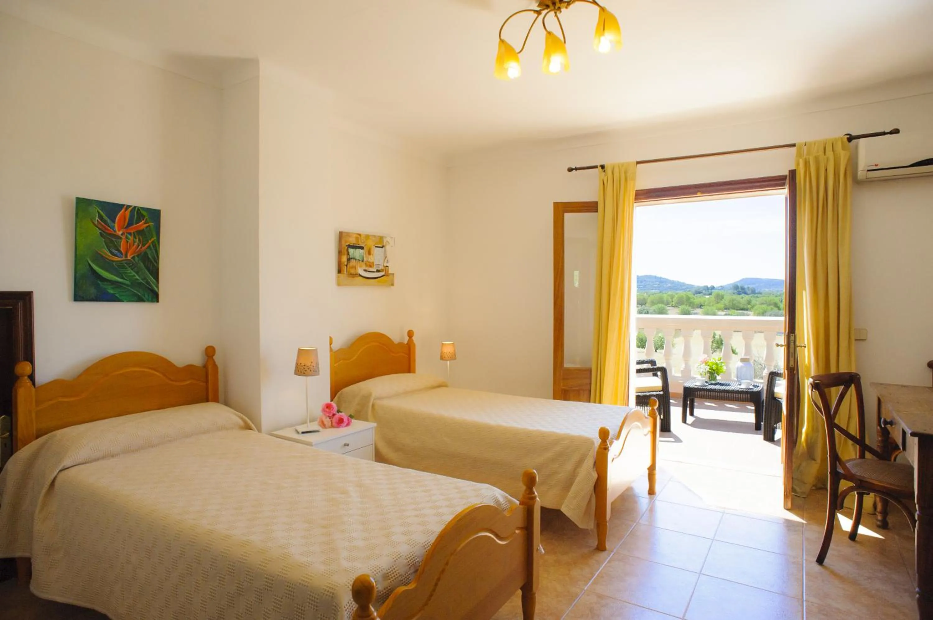 Bedroom, Bed in Finca Miquel Tomas