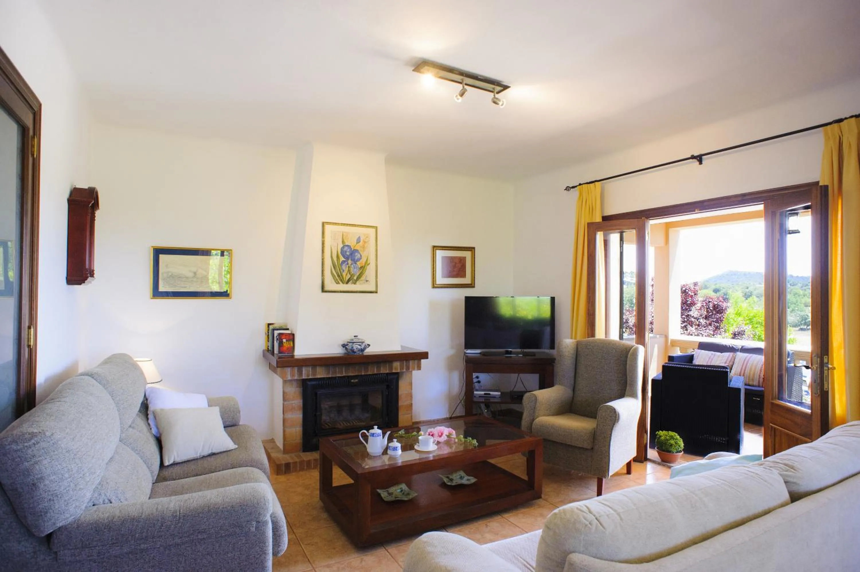 Living room in Finca Miquel Tomas