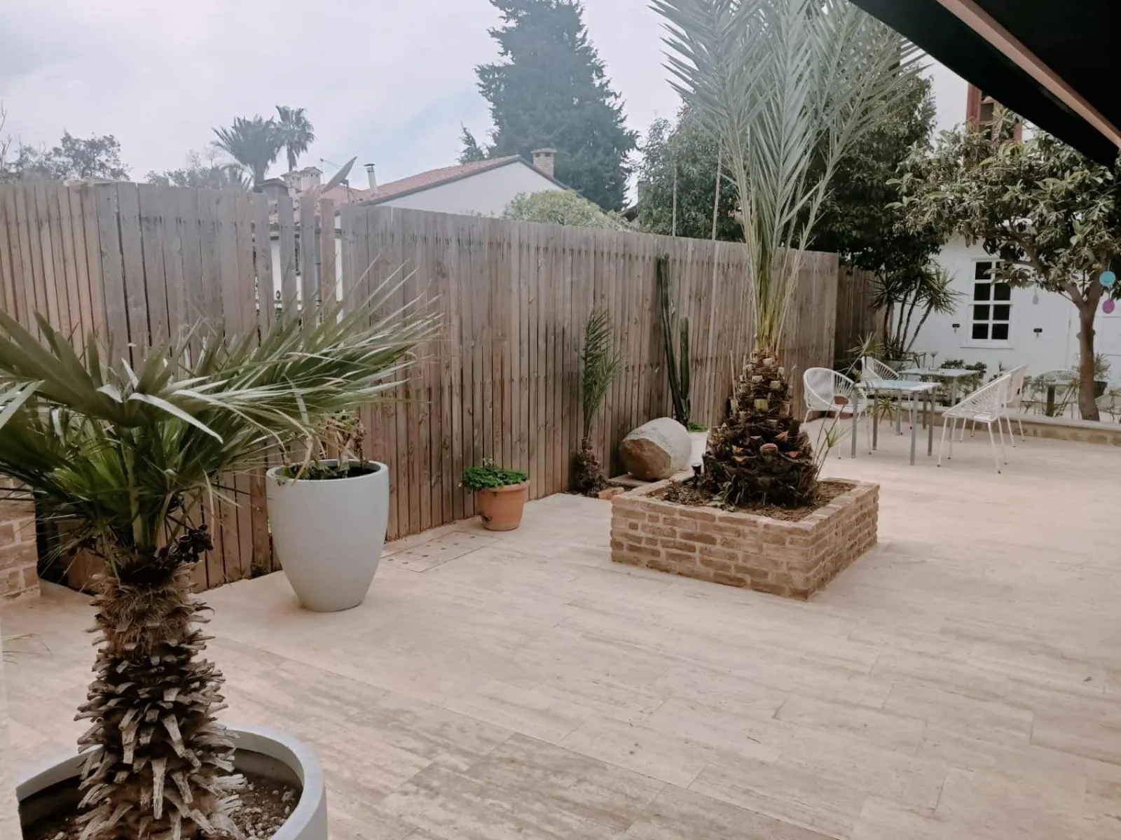 Garden view in House of Good Things