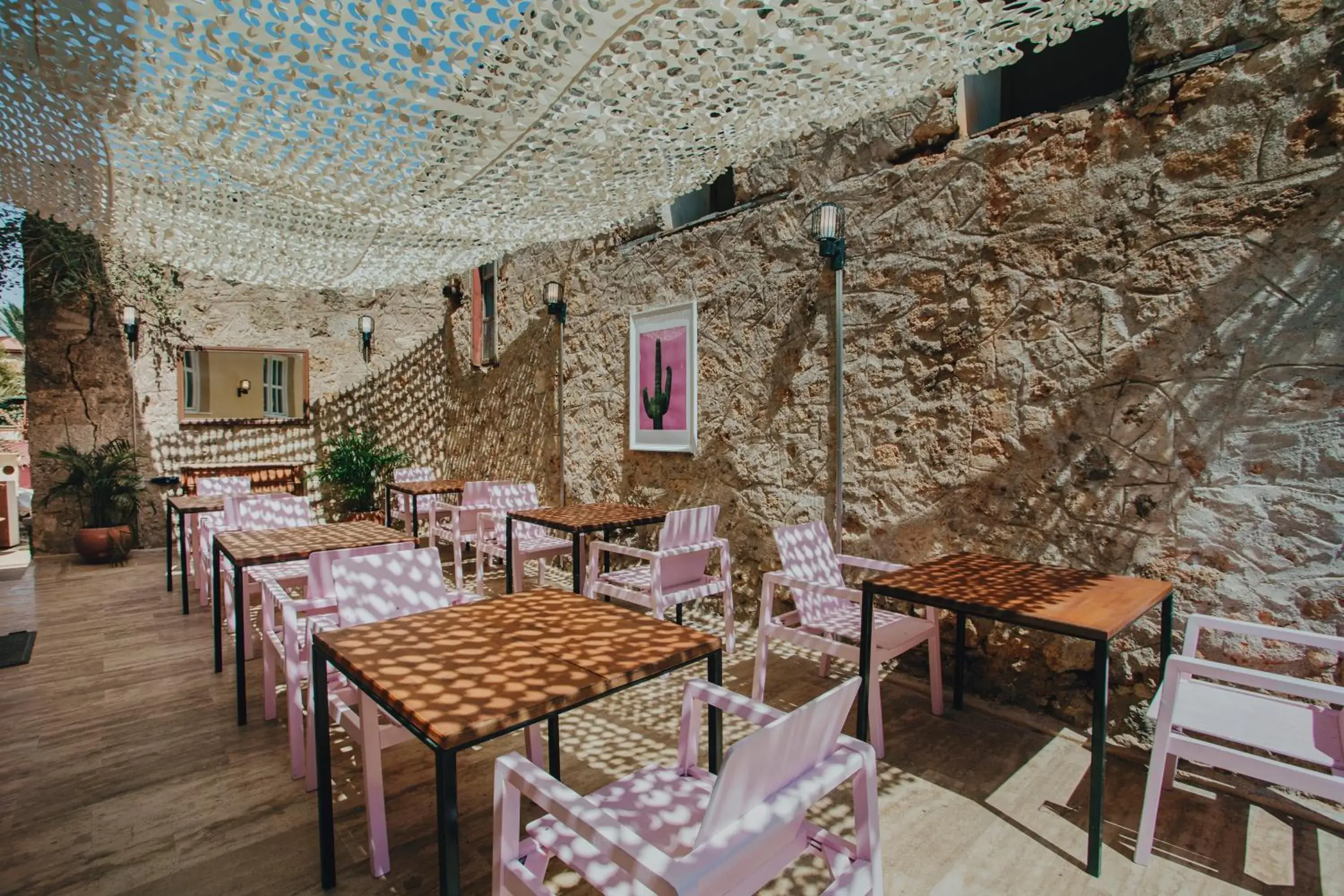 Garden view in House of Good Things Garden view in House of Good Things