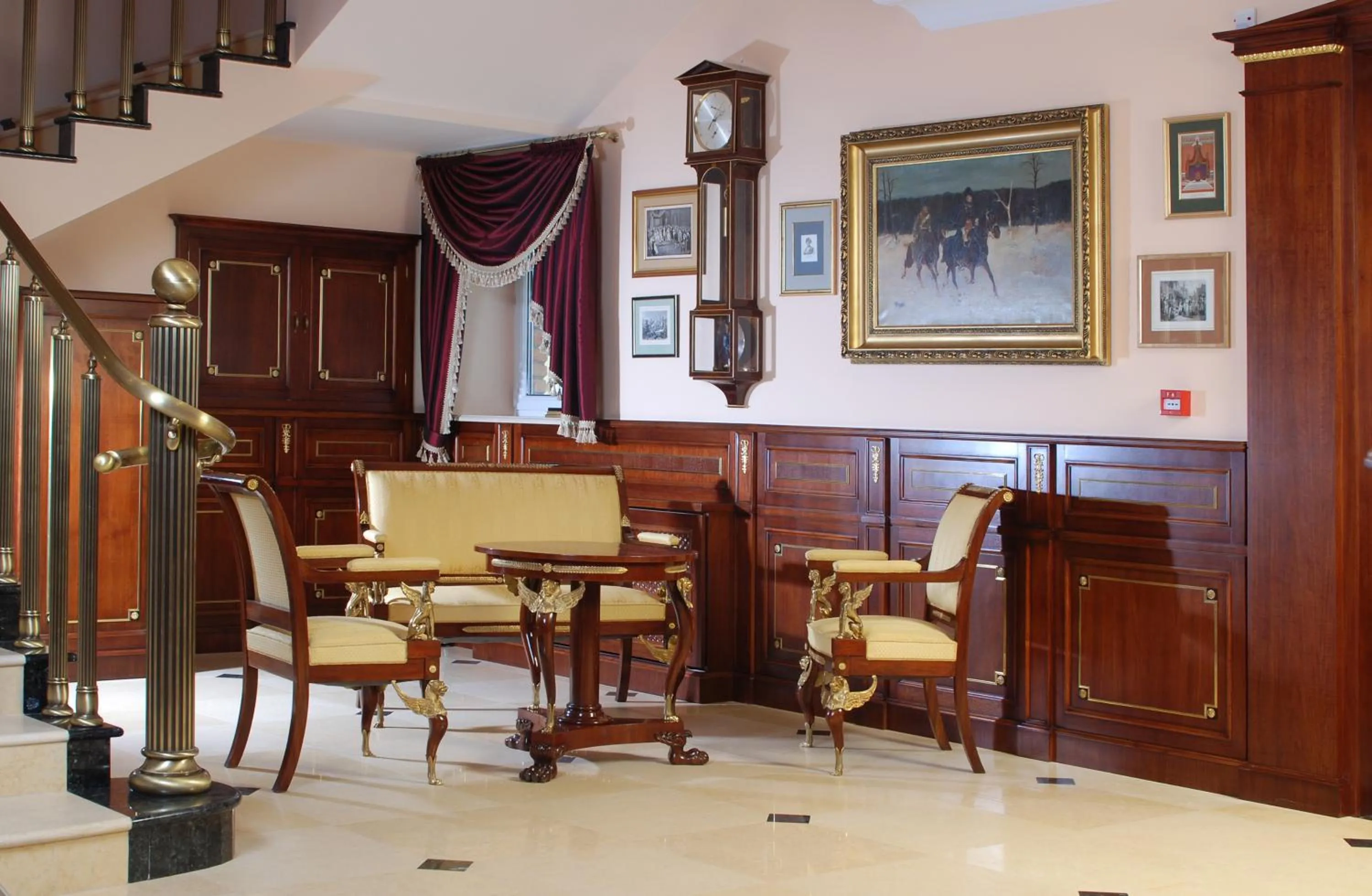 Lobby or reception in Hotel na Podzamczu