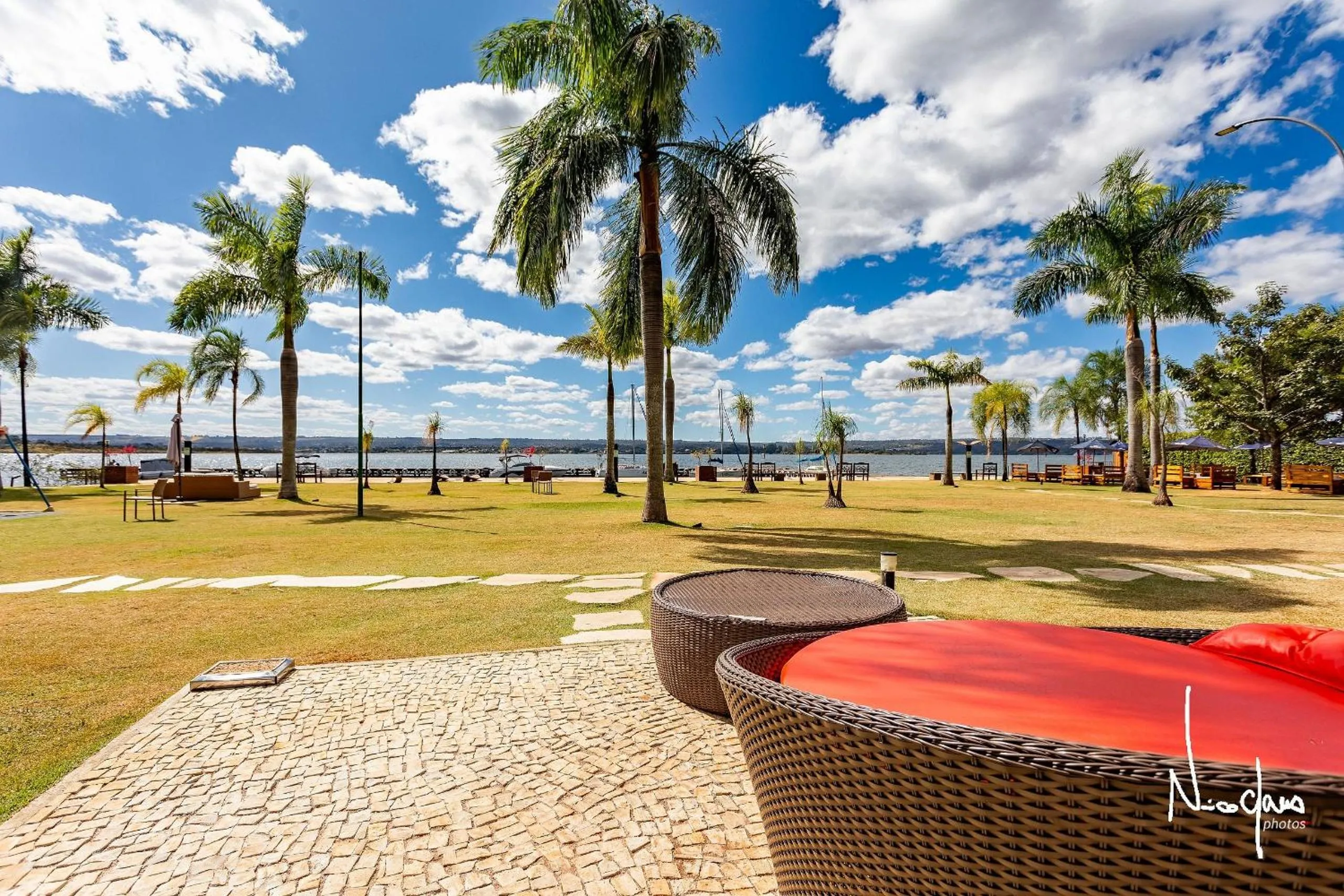 Seating area in Life Resort beira lago próx a esplanada