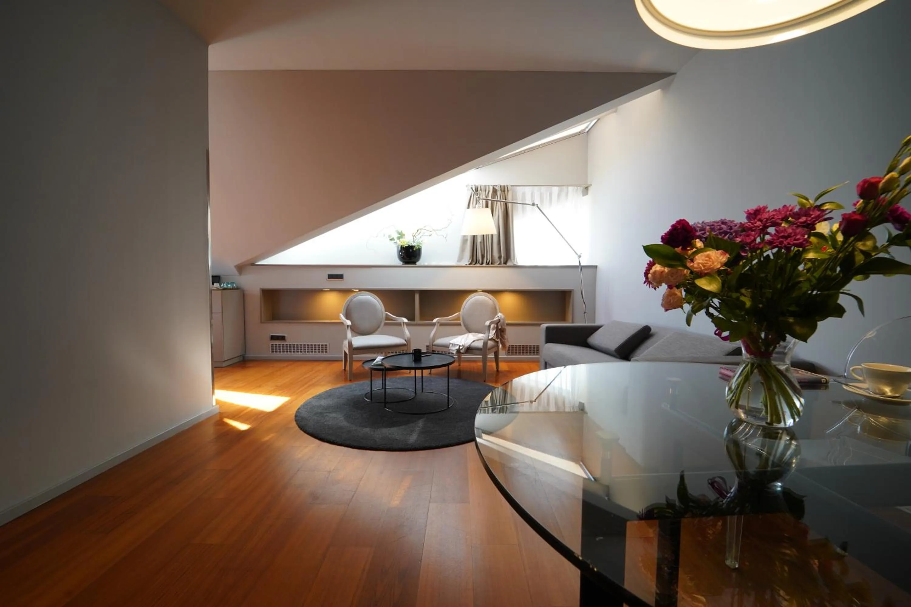 Living room in 987 Design Prague Hotel