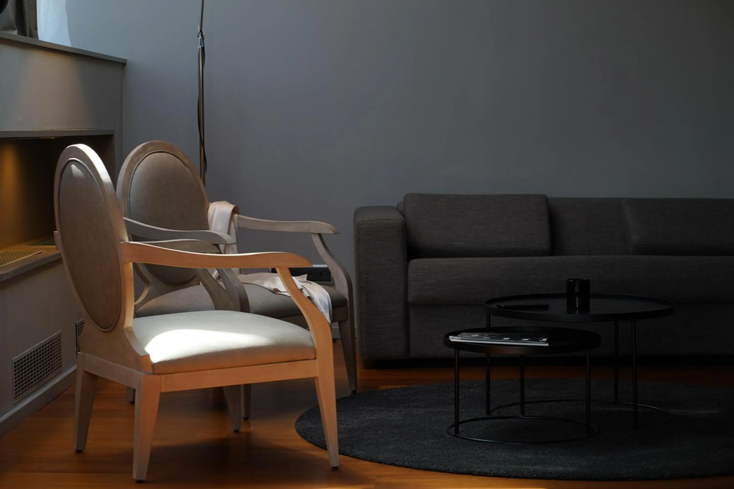 Living room in 987 Design Prague Hotel