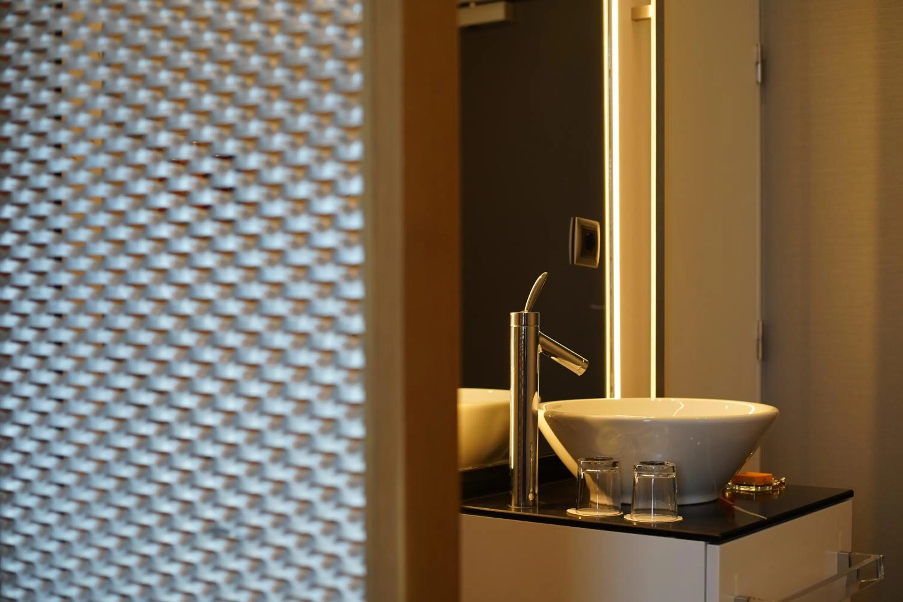 Bathroom in 987 Design Prague Hotel