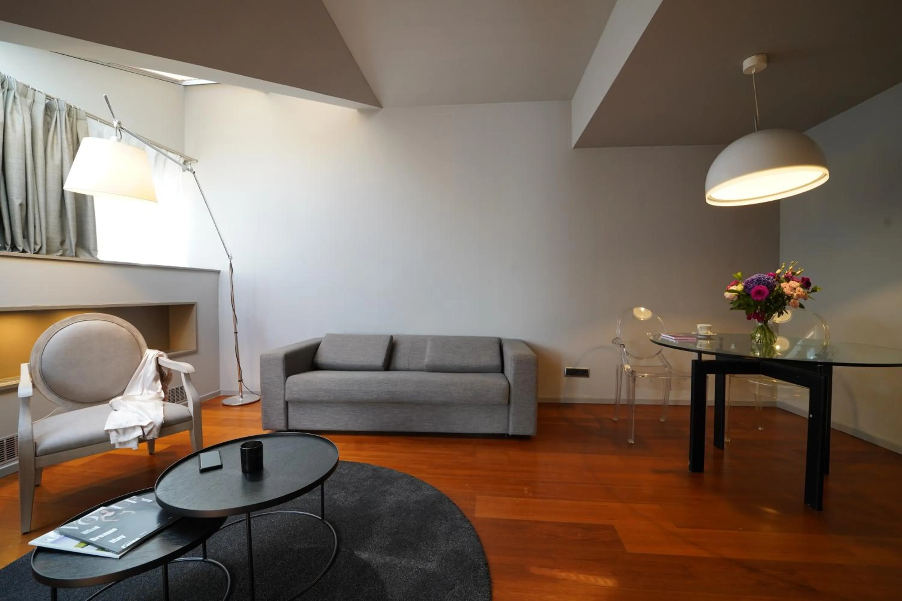 Living room in 987 Design Prague Hotel