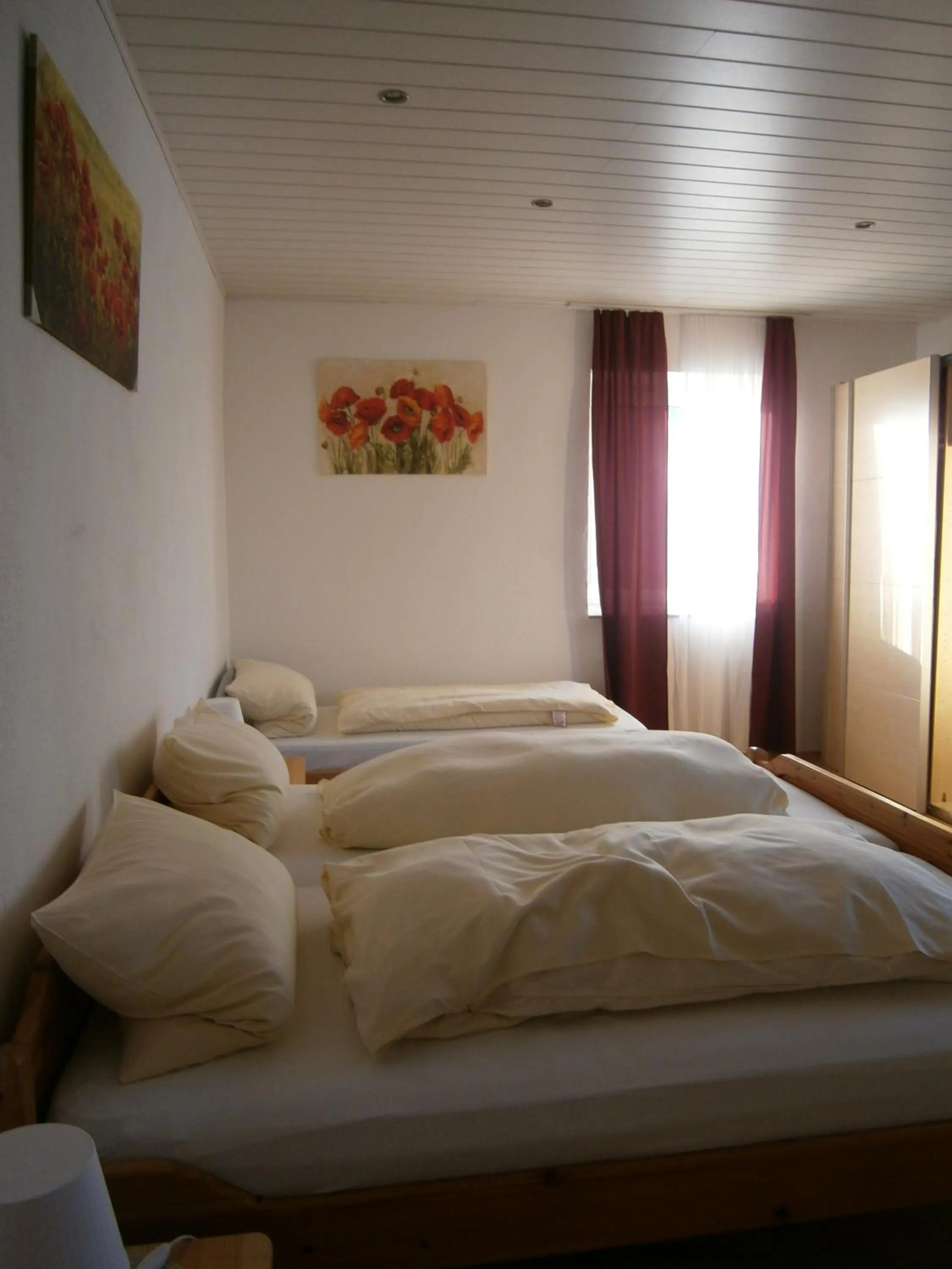 Bed in Hotel Strauss