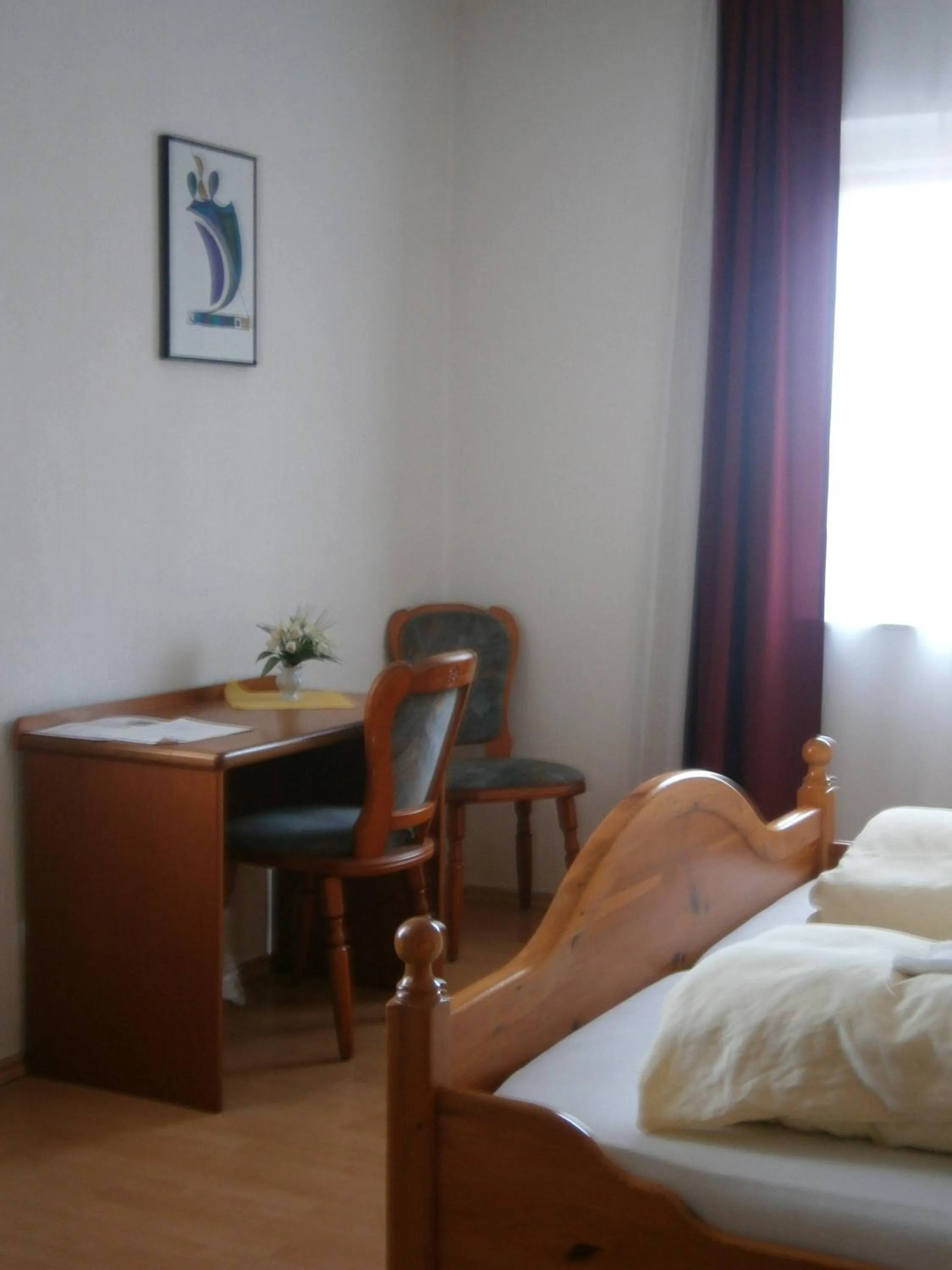 Bed in Hotel Strauss