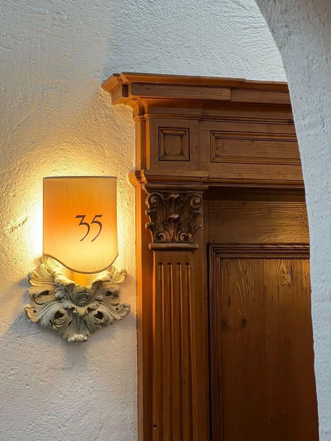 Decorative detail in Hotel Schrenkhof