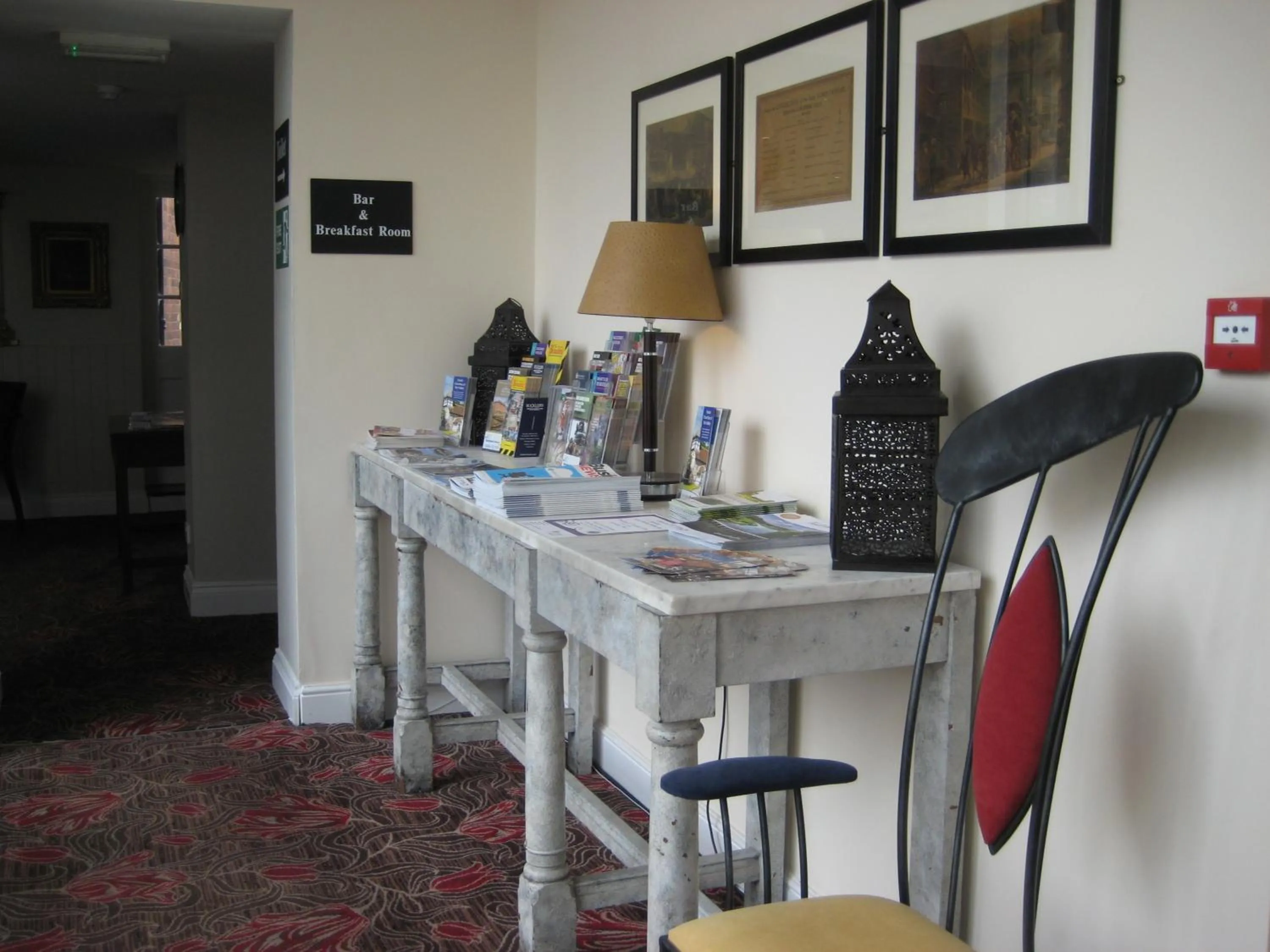 Decorative detail in The Star and Garter Hotel