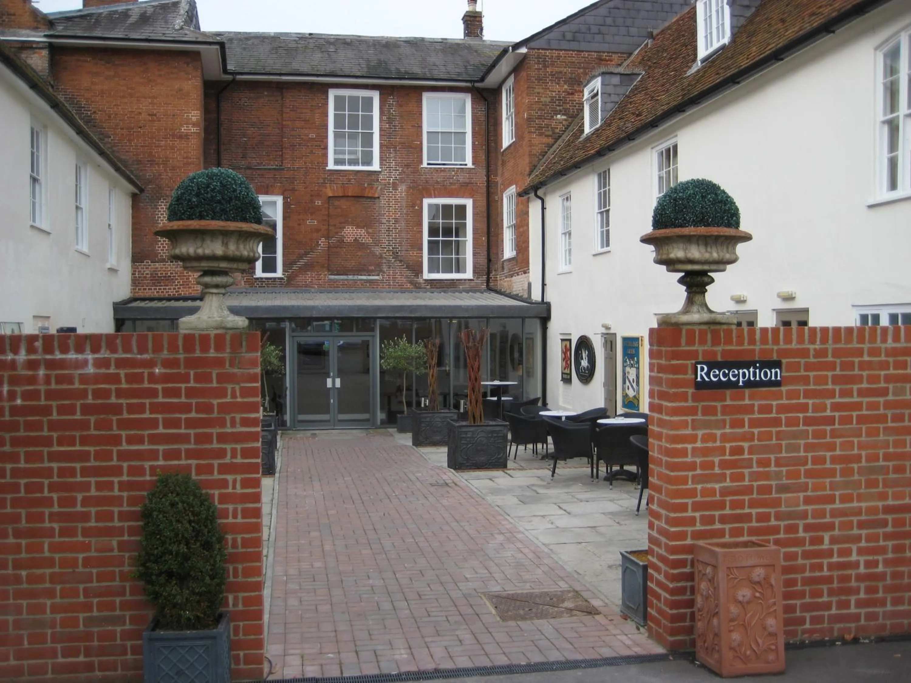 Patio in The Star and Garter Hotel