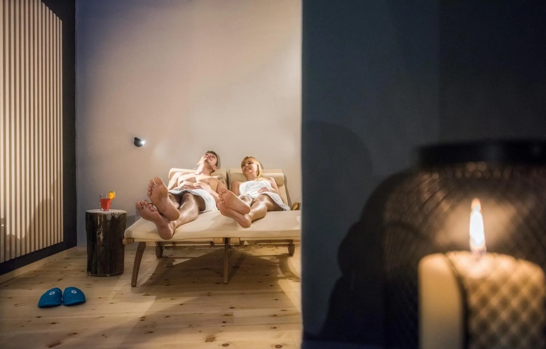 Spa and wellness centre/facilities in Familienhotel Huber